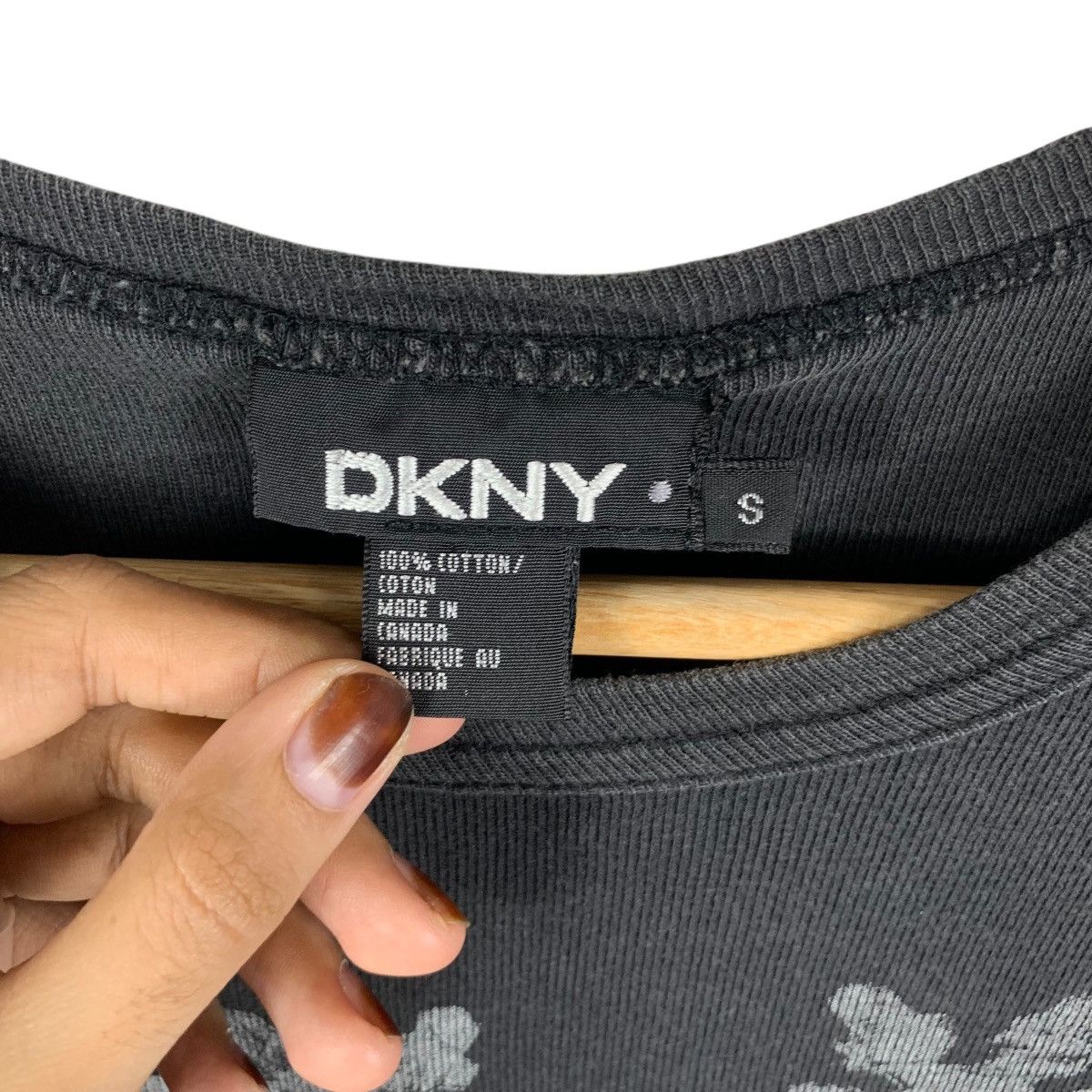 DKNY DKNY NEW YORK Floral Painting Leaf Collection Tee Shirt Top Size S / US 4 / IT 40 - 7 Thumbnail