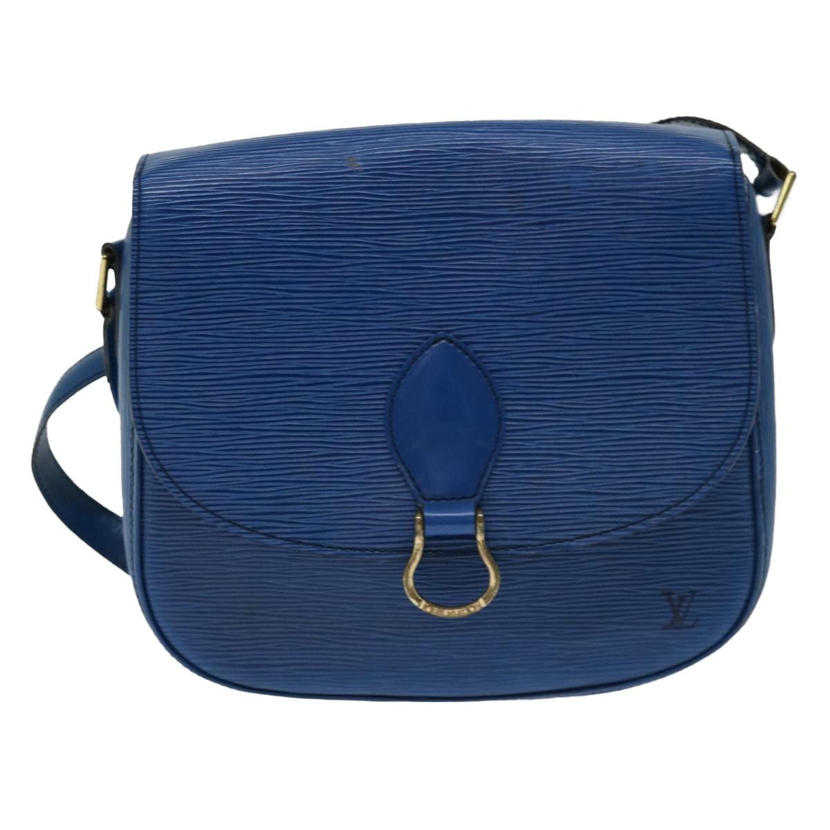 Louis Vuitton LOUIS VUITTON Epi Saint Cloud GM Shoulder Bag Blue M52195 Size ONE SIZE - 2 Thumbnail