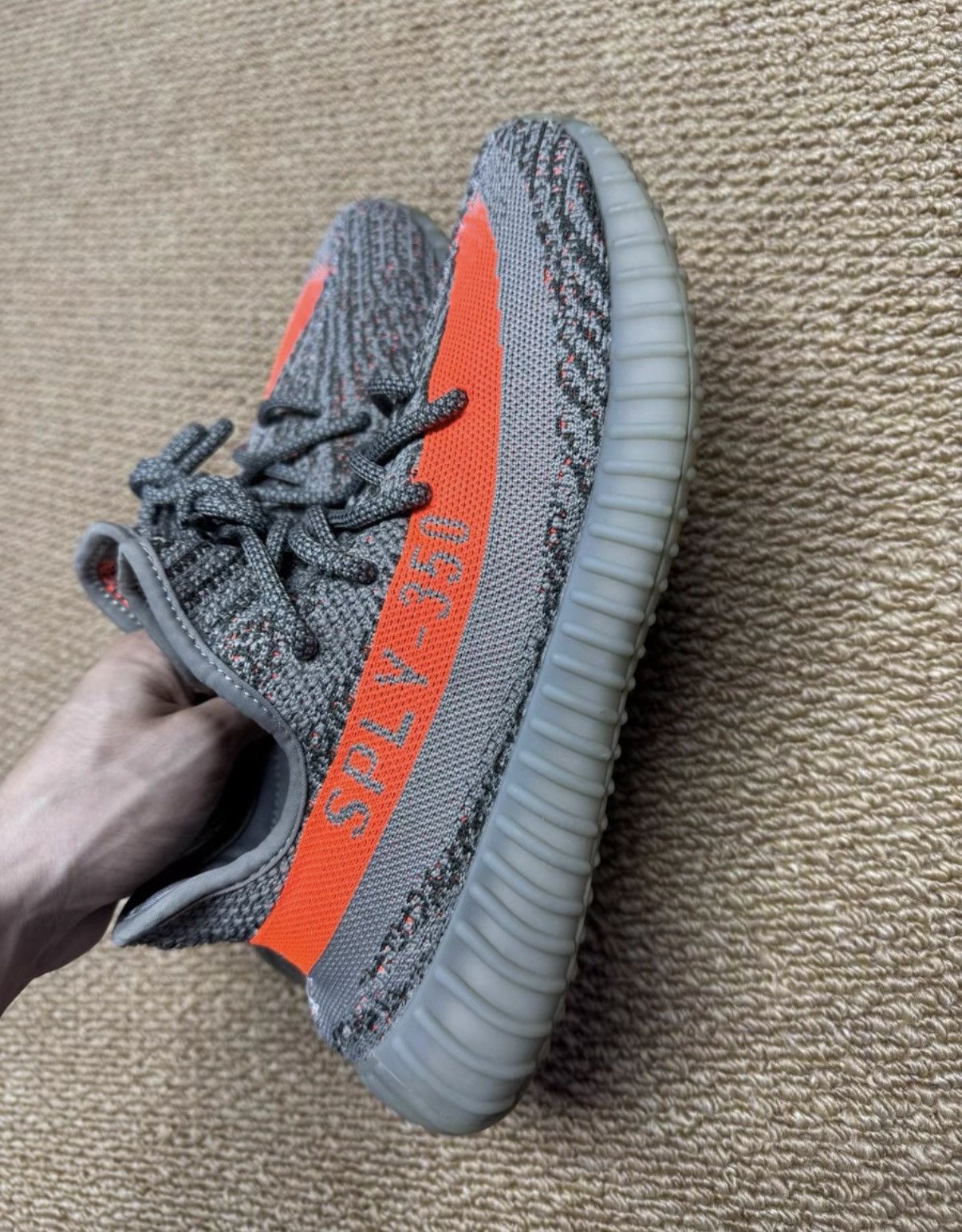 Adidas Adidas Yeezy 350 Grey Orange Static K37 Size US 8.5 / EU 41-42 - 1 Thumbnail