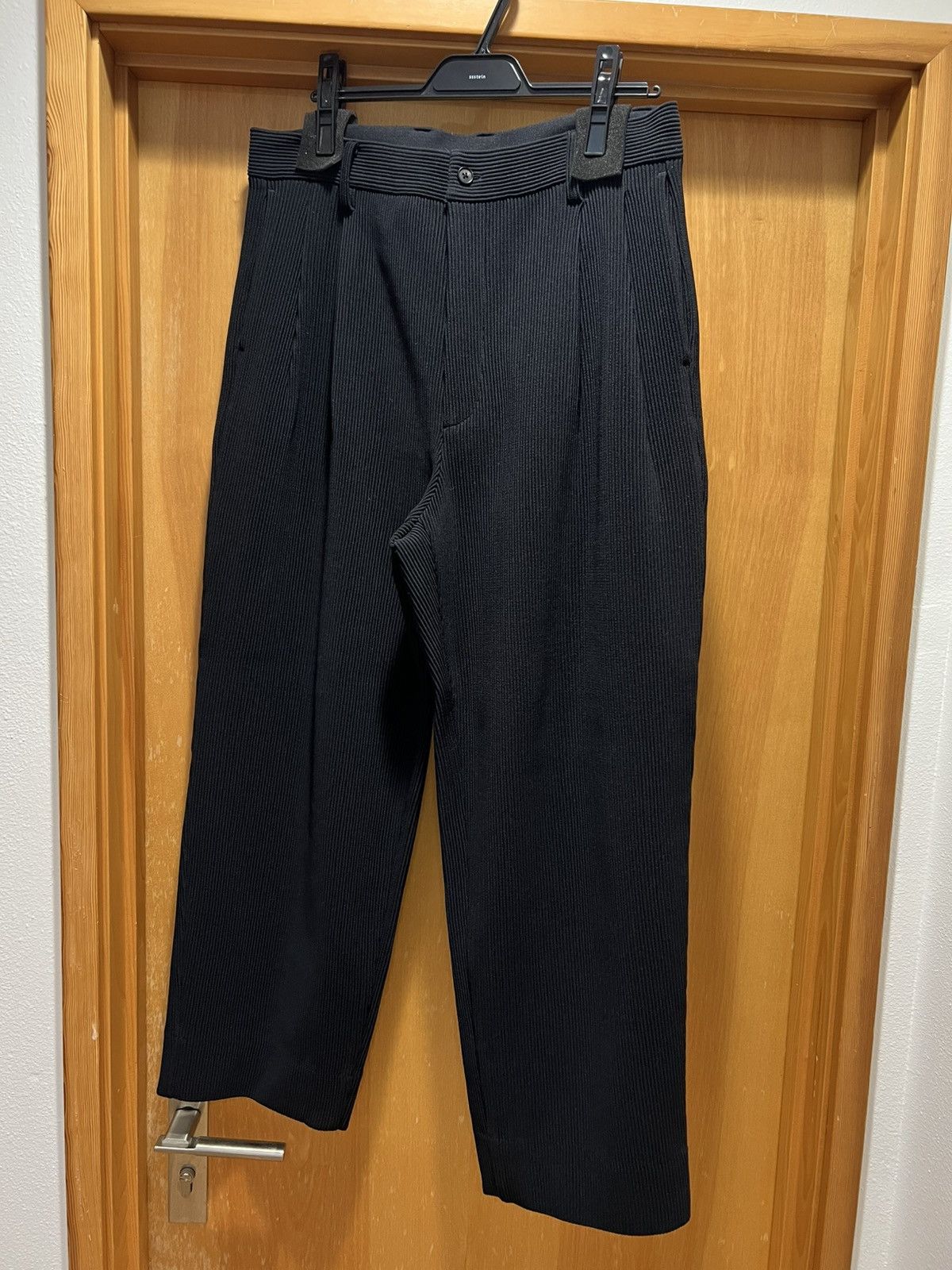 Stein Stein - Gradation Pleats Two-Tuck Trousers Size US 32 / EU 48 - 1 Thumbnail