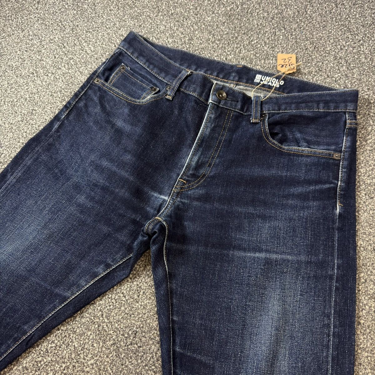 Undercover × Uniqlo 🔥🇯🇵 Japanese Raw Denim Uniqlo Indigo Selvedge Archive Jeans Size US 32 / EU 48 - 3 Thumbnail