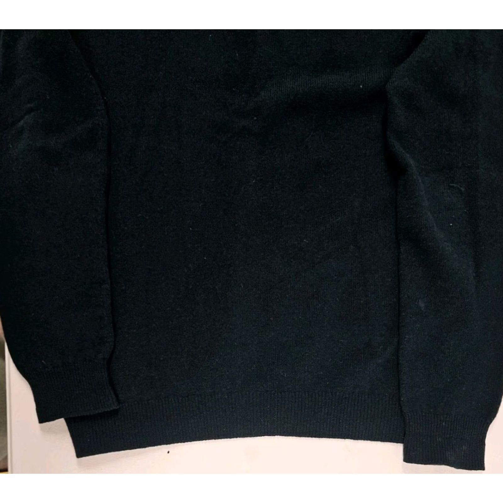 Vintage Pringle Sweater Mens Large Green Lambswool Knit V Neck Cardigan 44/112, Men's — image 6 of 6