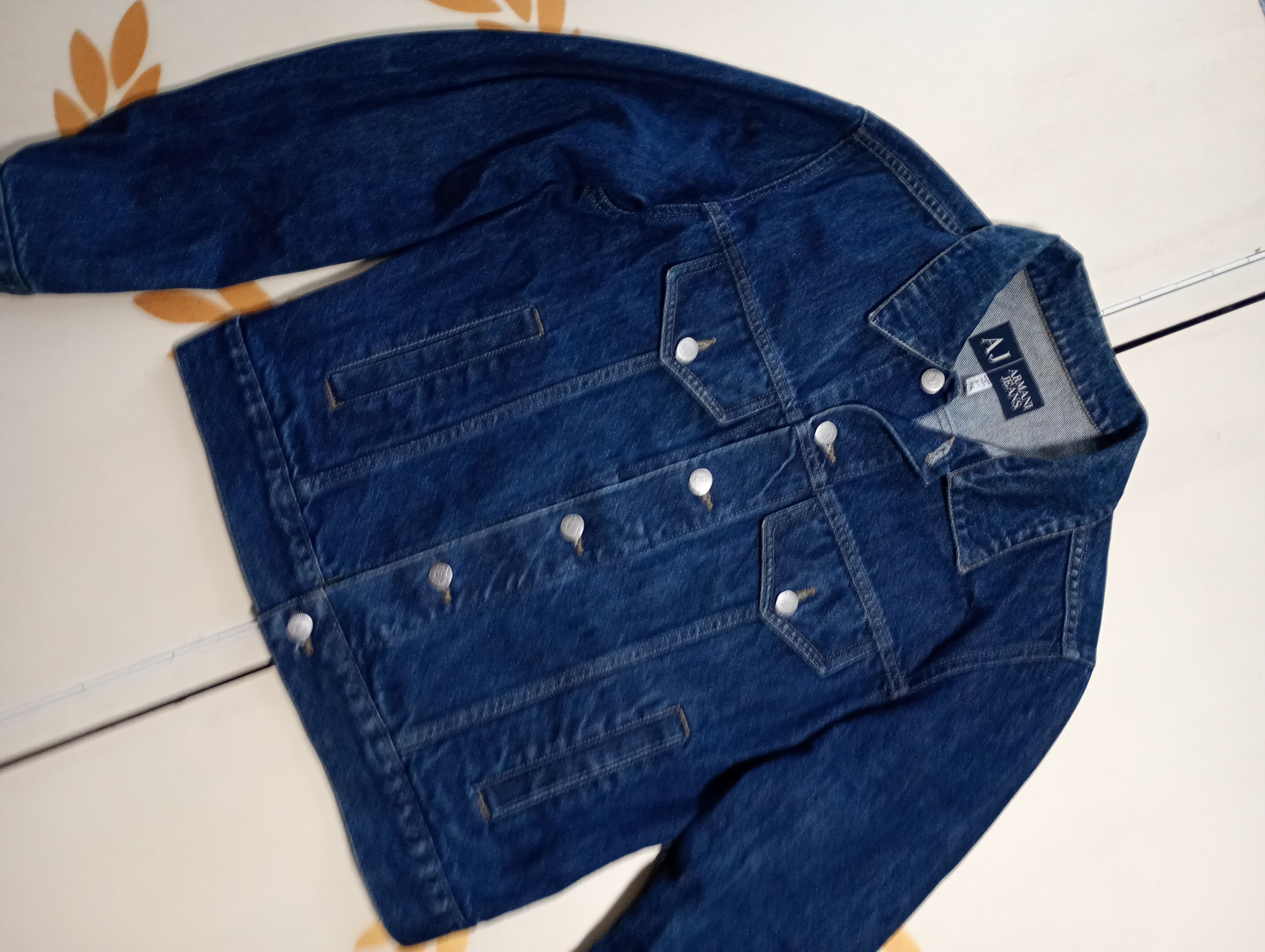 Armani Armani Jeans Denim Jacket Vintage 90's Size US M / EU 48-50 / 2 - 4 Thumbnail
