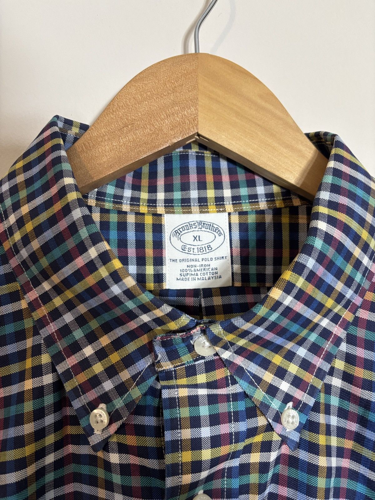 Brooks Brothers Brooks Brothers Original Polo Button Down Shirt Multi Color Size US XL / EU 56 / 4 - 3 Thumbnail