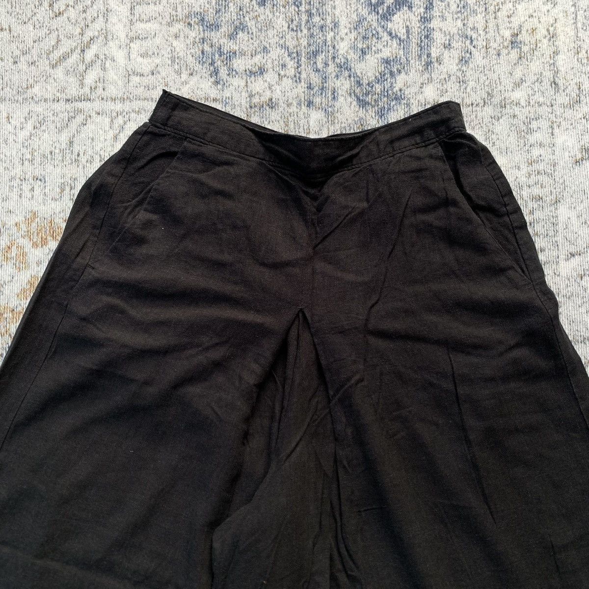 Japanese Brand × Vintage × Yohji Yamamoto Rare Japanese Niko And... Yohji Style Wide Linen Pants Size US 30 / EU 46 - 4 Thumbnail