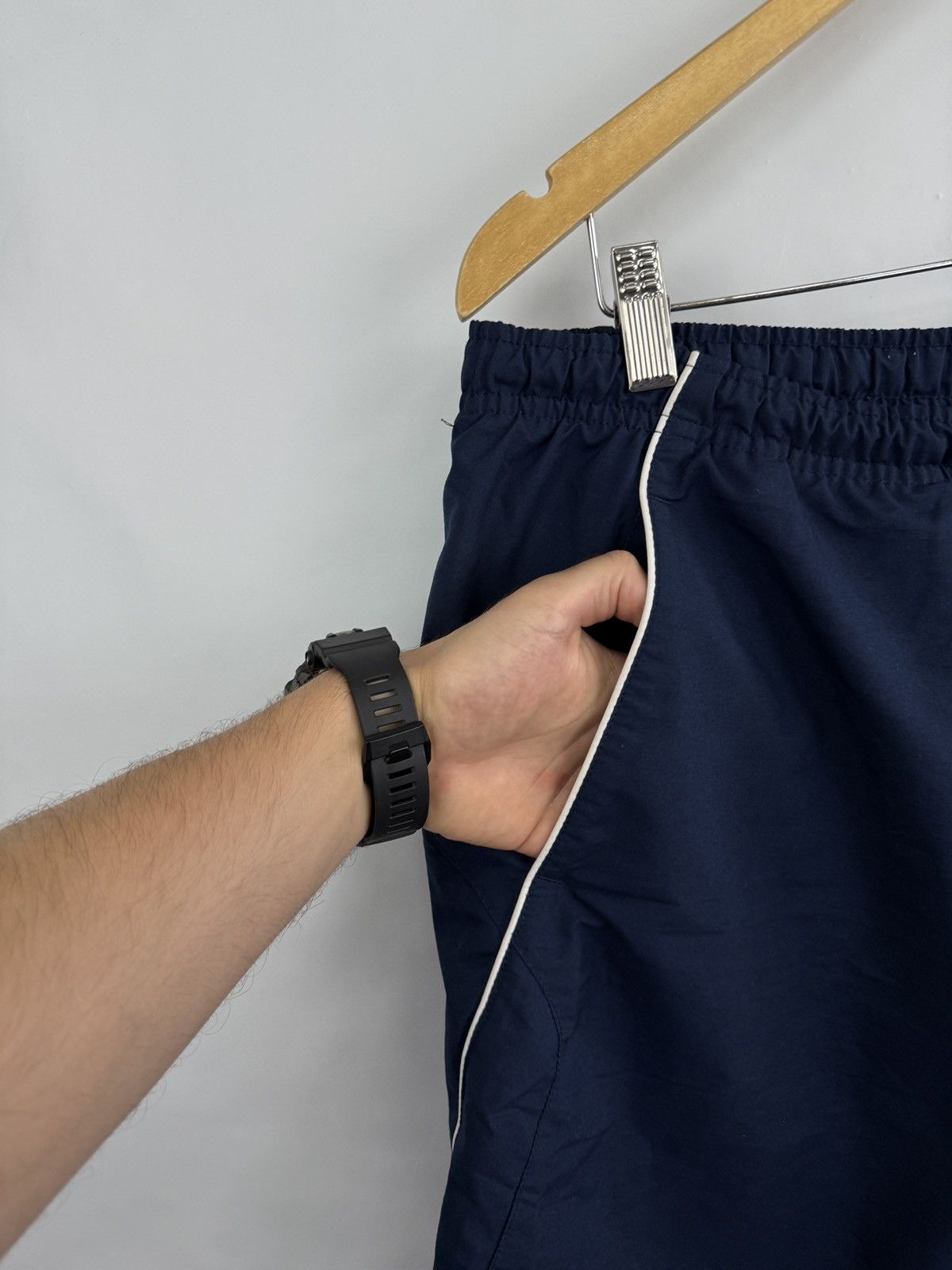 Nike 🇺🇸 Vintage 90s Nike Nylon Shorts Rare Retro Hype Y2K Size US 40 / EU 56 - 4 Thumbnail