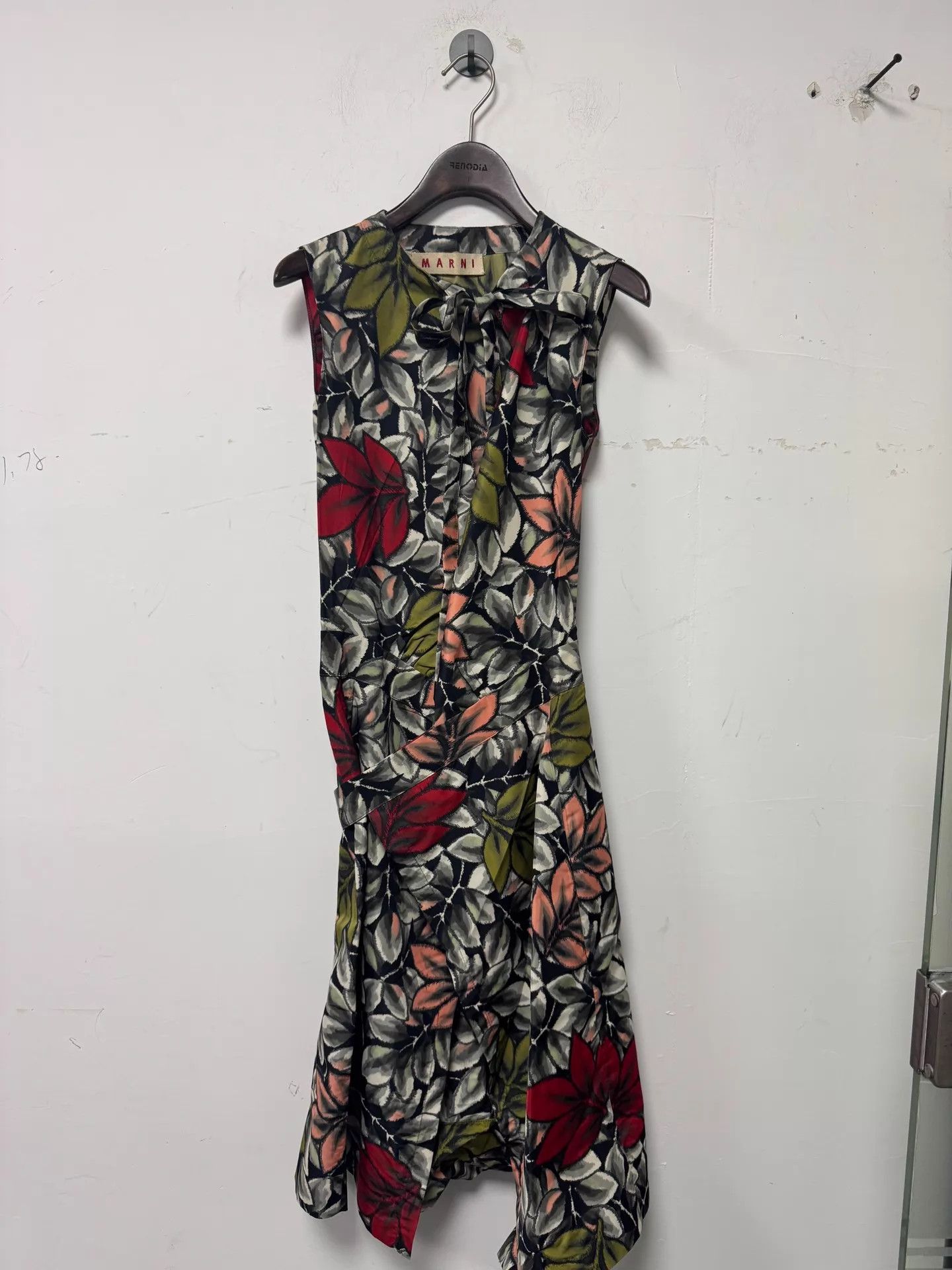 Marni MARNI two-piece printed wrap dress Size XS / US 0-2 / IT 36-38 - 1 Thumbnail