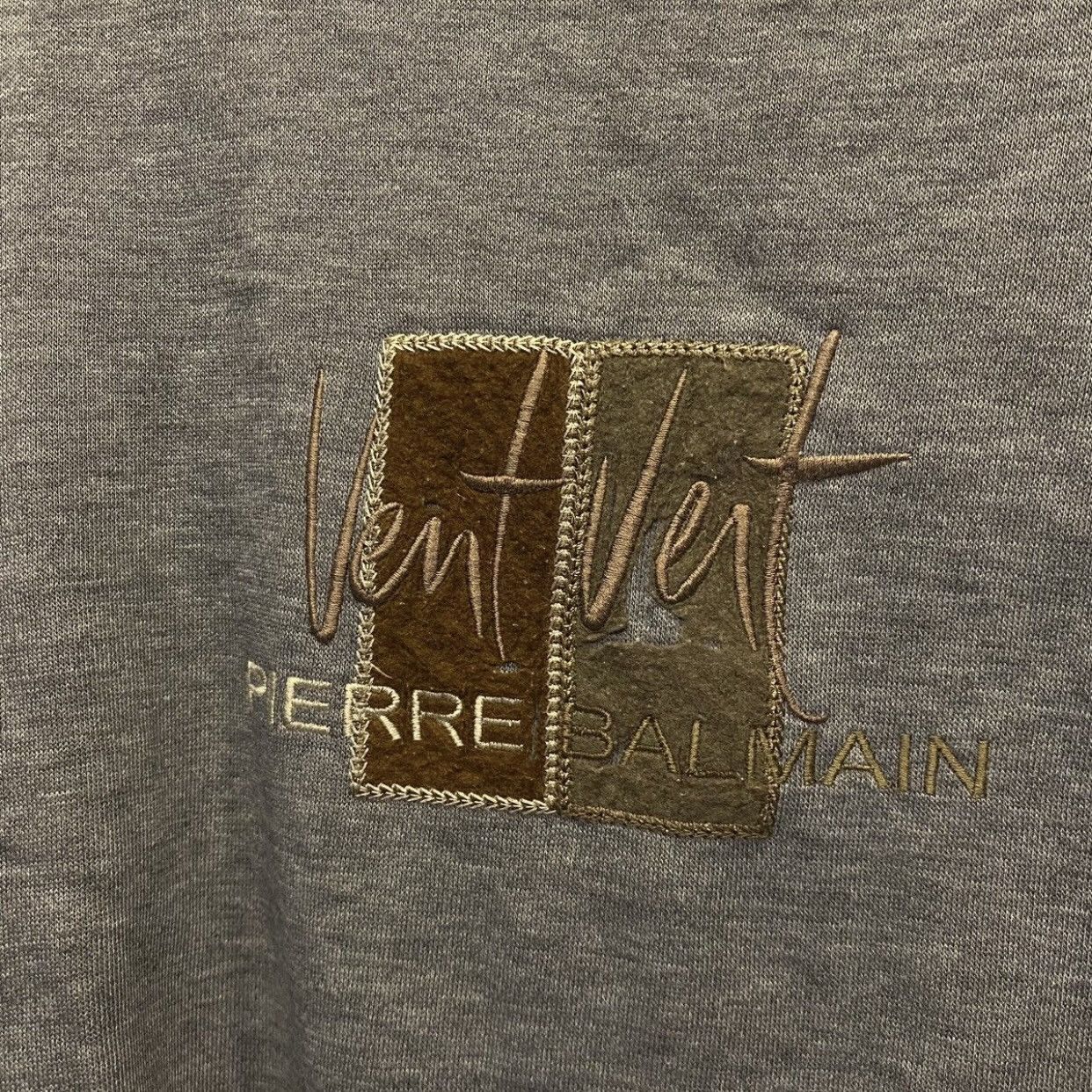 Pierre Balmain Vintage Vent Vent Pierre Balmain Paris Embroid Sweatshirts Size US L / EU 52-54 / 3 - 5 Thumbnail
