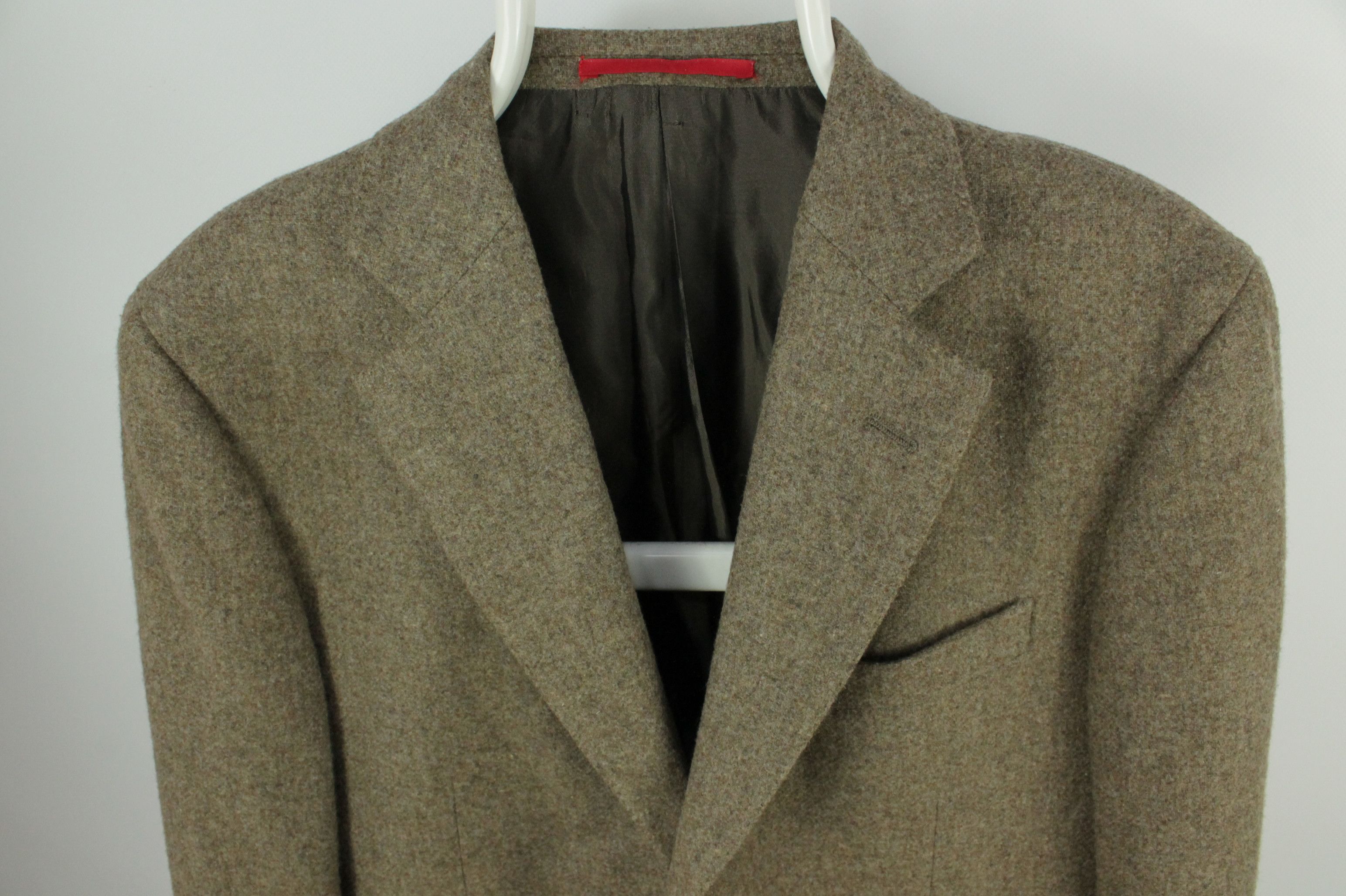 Pal Zileri Pal Zileri Concept Brown Fleece Wool Blazer Jacket Men's Size US M / EU 48-50 / 2 - 2 Thumbnail