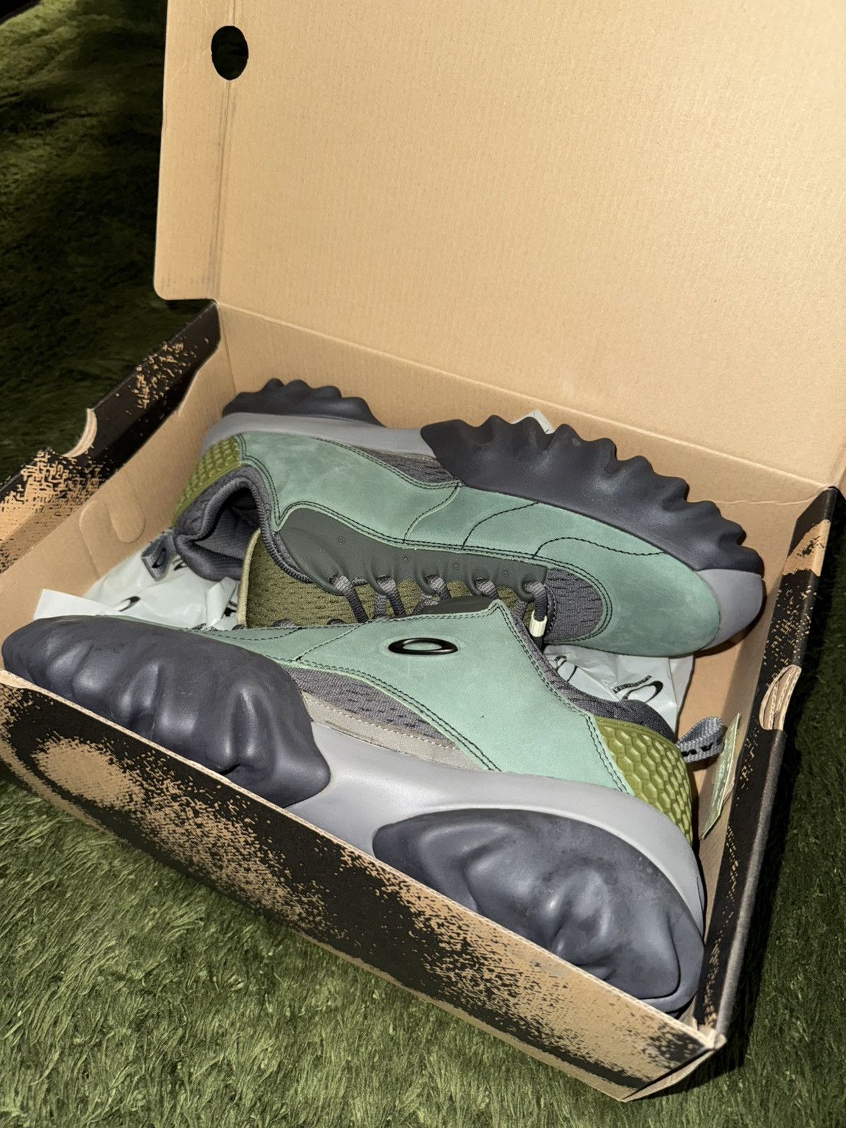 Brain Dead × Oakley [US11.5] Oakley Factory Team X BrainDead Chop Saw Duck Green Size US 11.5 / EU 44-45 - 7 Thumbnail