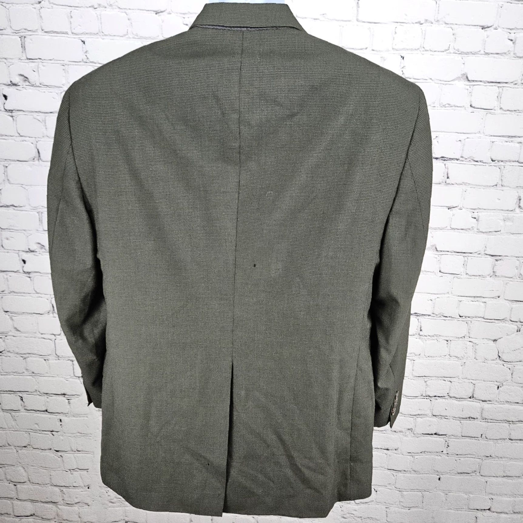 Jos. A. Bank Jos A Bank Green 100% Wool Blazer Sport Coat 42S 2 Button Business Express Size 42R - 2 Thumbnail