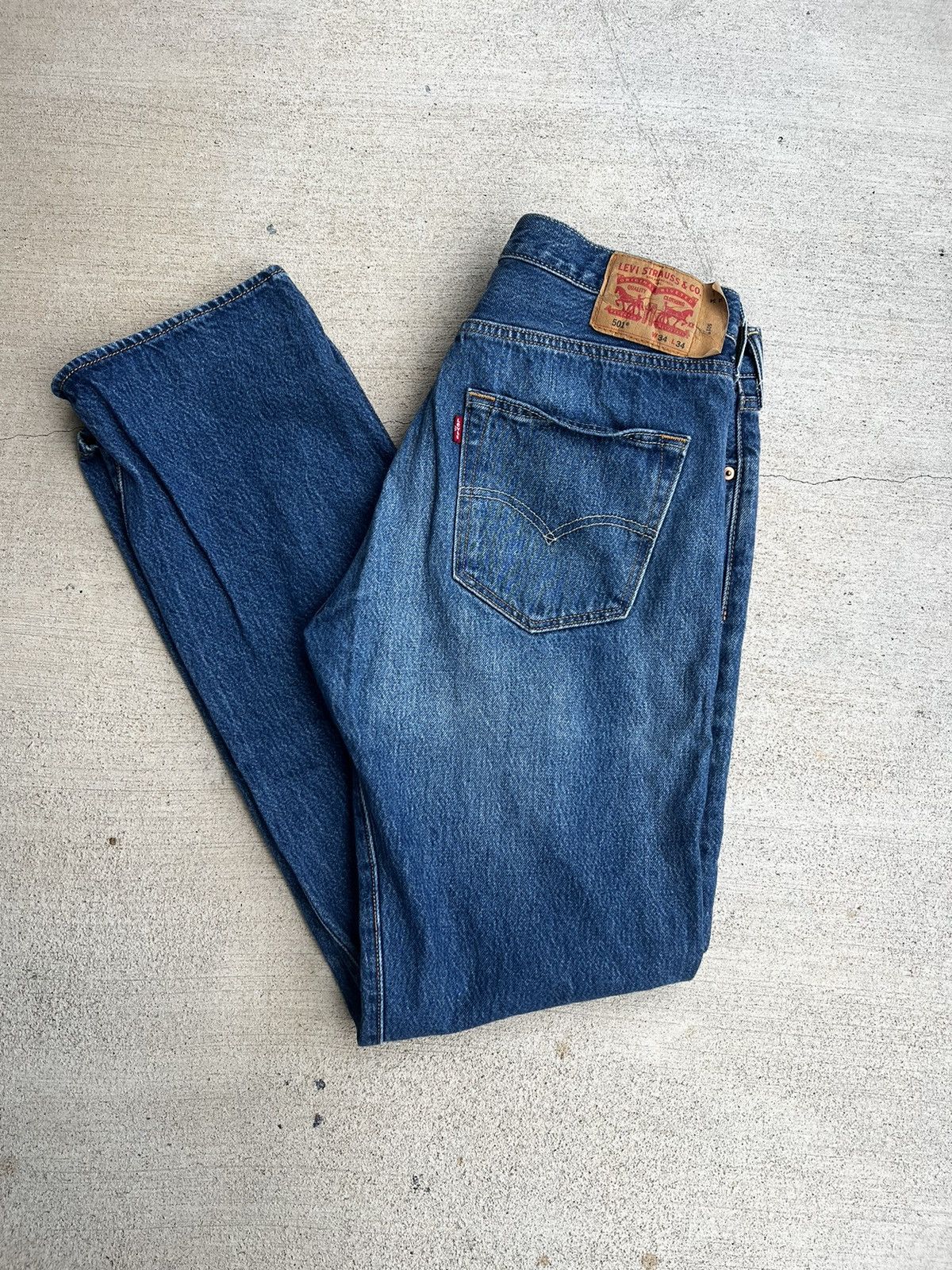 Levi's Levi’s 501 Denim Jeans Size US 34 / EU 50 - 4 Thumbnail