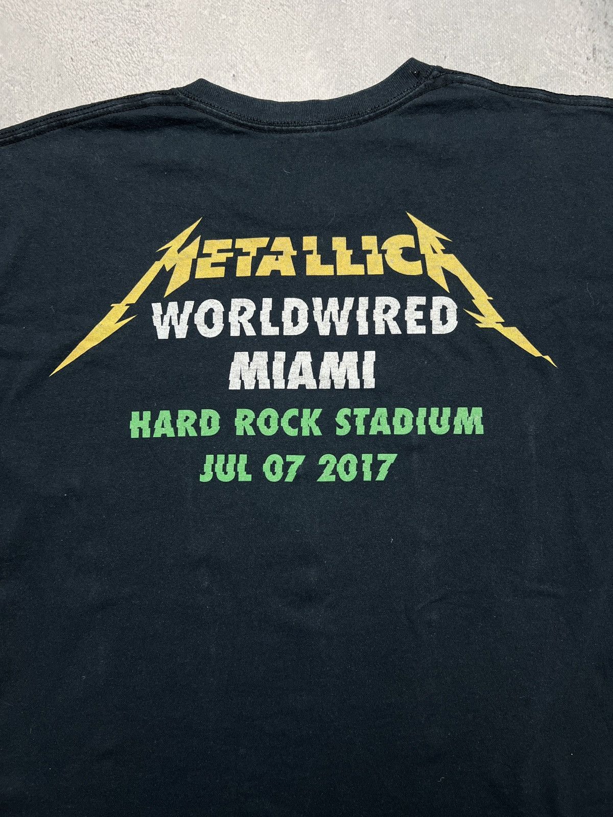 Band Tees Metallica World Wired Band Graphic Tour Hard Rock Stadium Size US XL / EU 56 / 4 - 5 Thumbnail