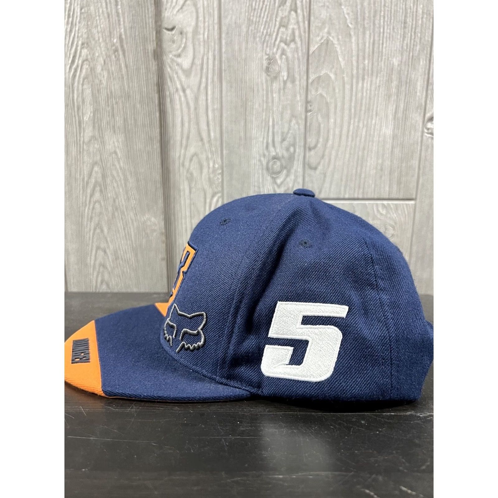 Fox Racing Fox Racing Snapback Hat Motocross Orange Navy Dungey #5 Pro Rare OSFA Men Hat Size ONE SIZE - 3 Thumbnail
