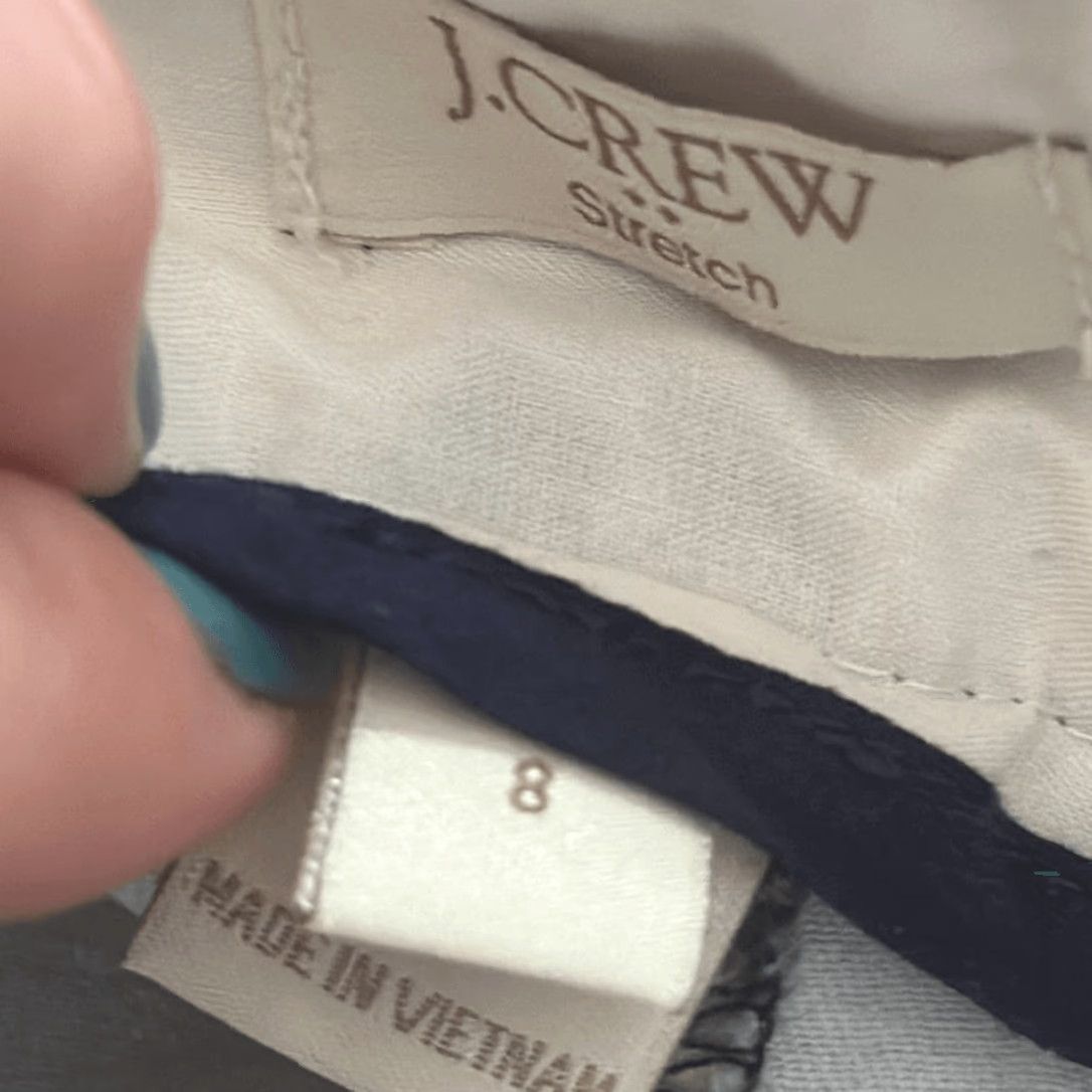 J.Crew J. Crew Floral print Stretch Shorts Side Zip sz 8 Pockets Multicolor Chino Women 8 Size 30" / US 8 / IT 44 - 6 Thumbnail