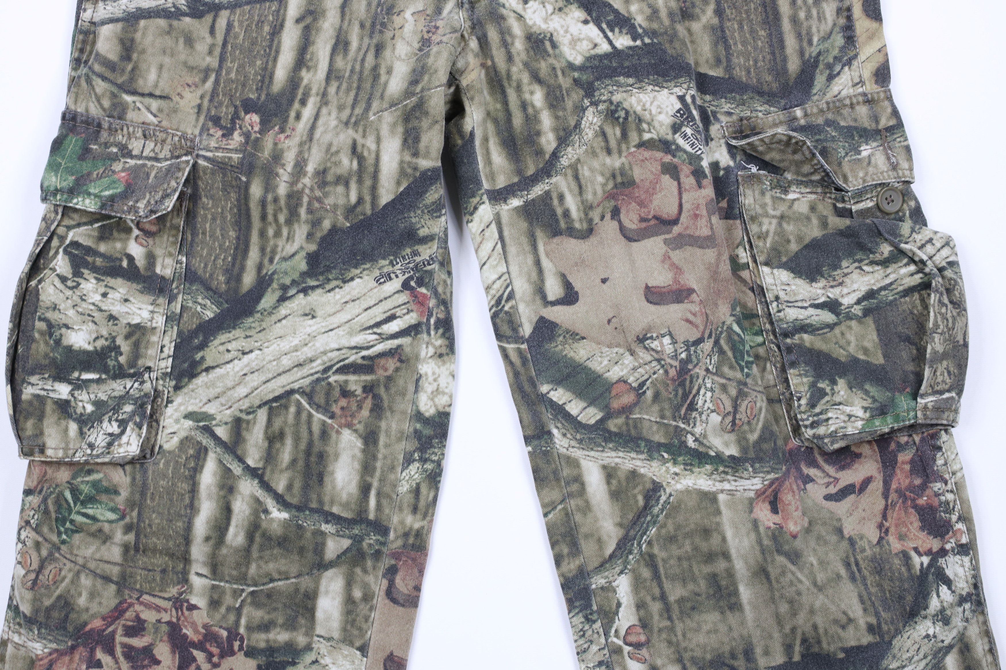 Vintage Vintage Streetwear Wide Leg Camouflage Cargo Pants Trousers Size 36" / US 14 / IT 50 - 3 Thumbnail