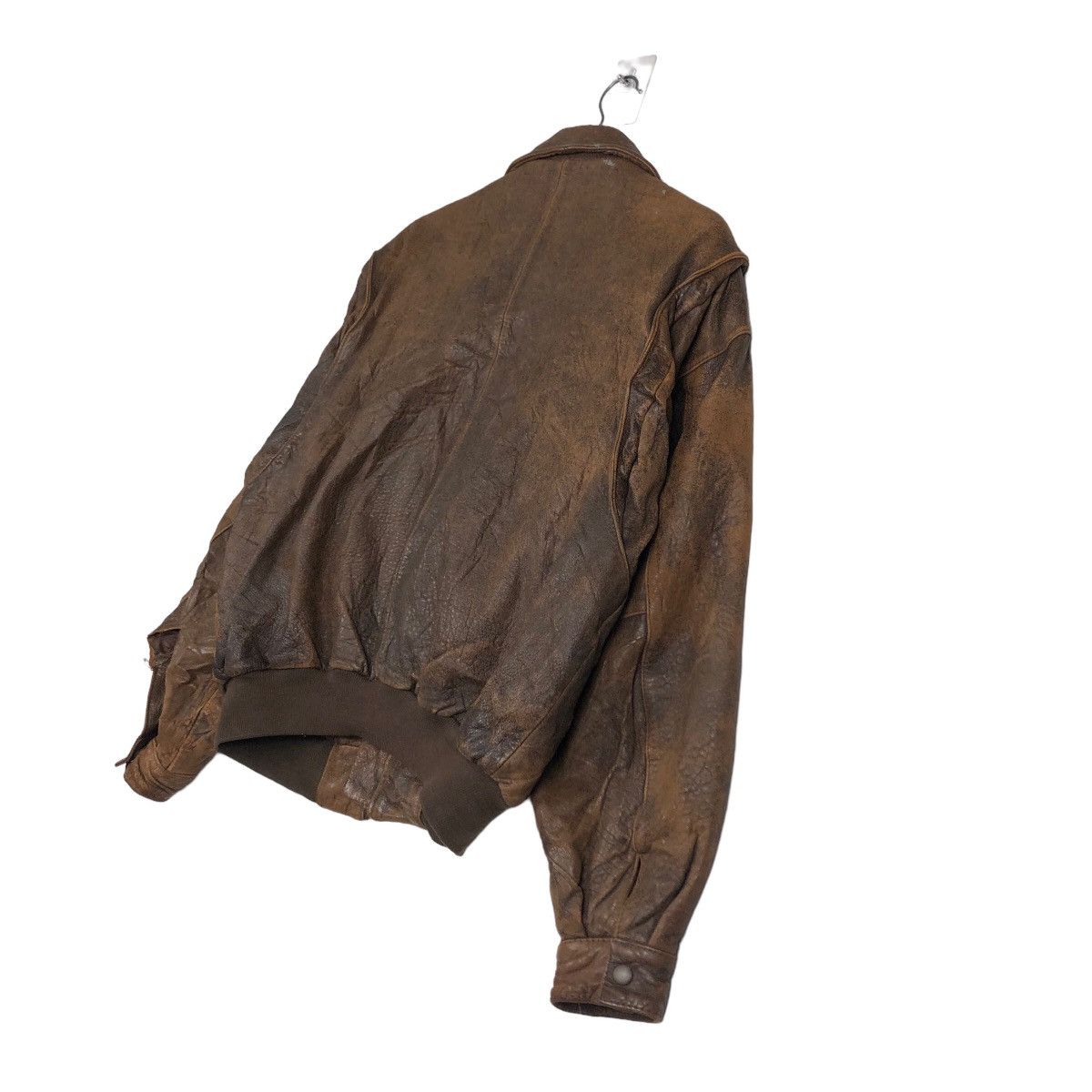 Japanese Brand 🔥Vintage Aviators Leather Jacket Crackers Mode Avant Garde Size US L / EU 52-54 / 3 - 10 Thumbnail