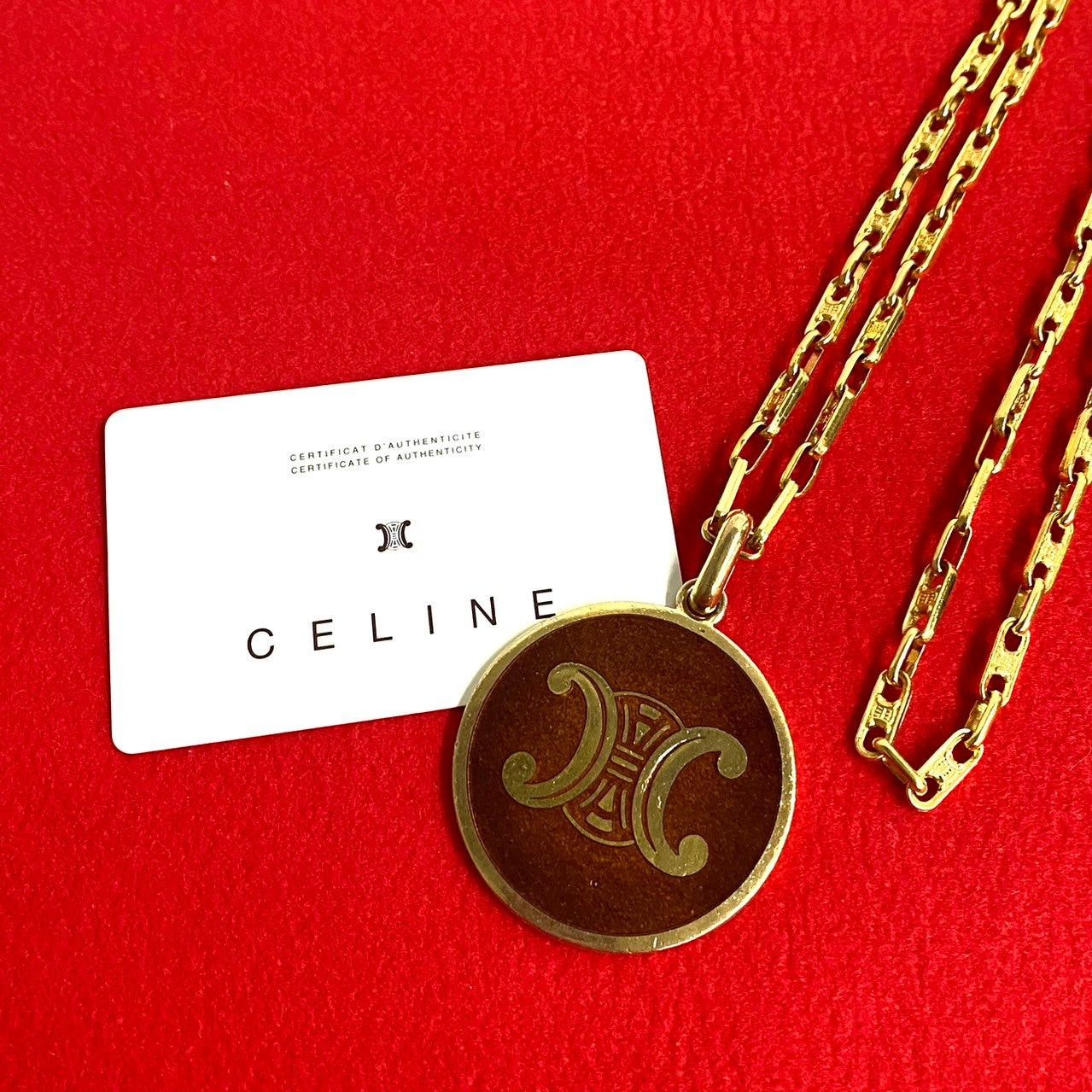 Celine Celine Necklace Gold GP Size ONE SIZE - 1 Thumbnail