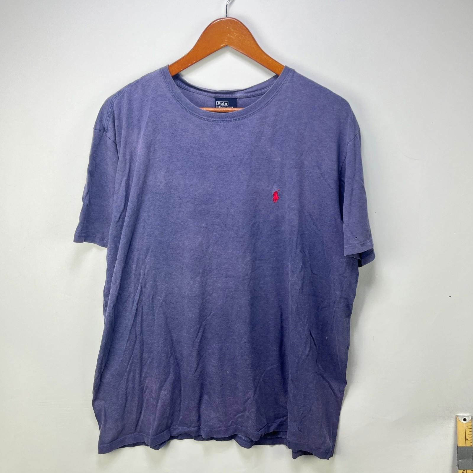 Polo Ralph Lauren Vintage Polo Ralph Lauren Sun Faded Pony T Shirt XL Size US XL / EU 56 / 4 - 1 Thumbnail