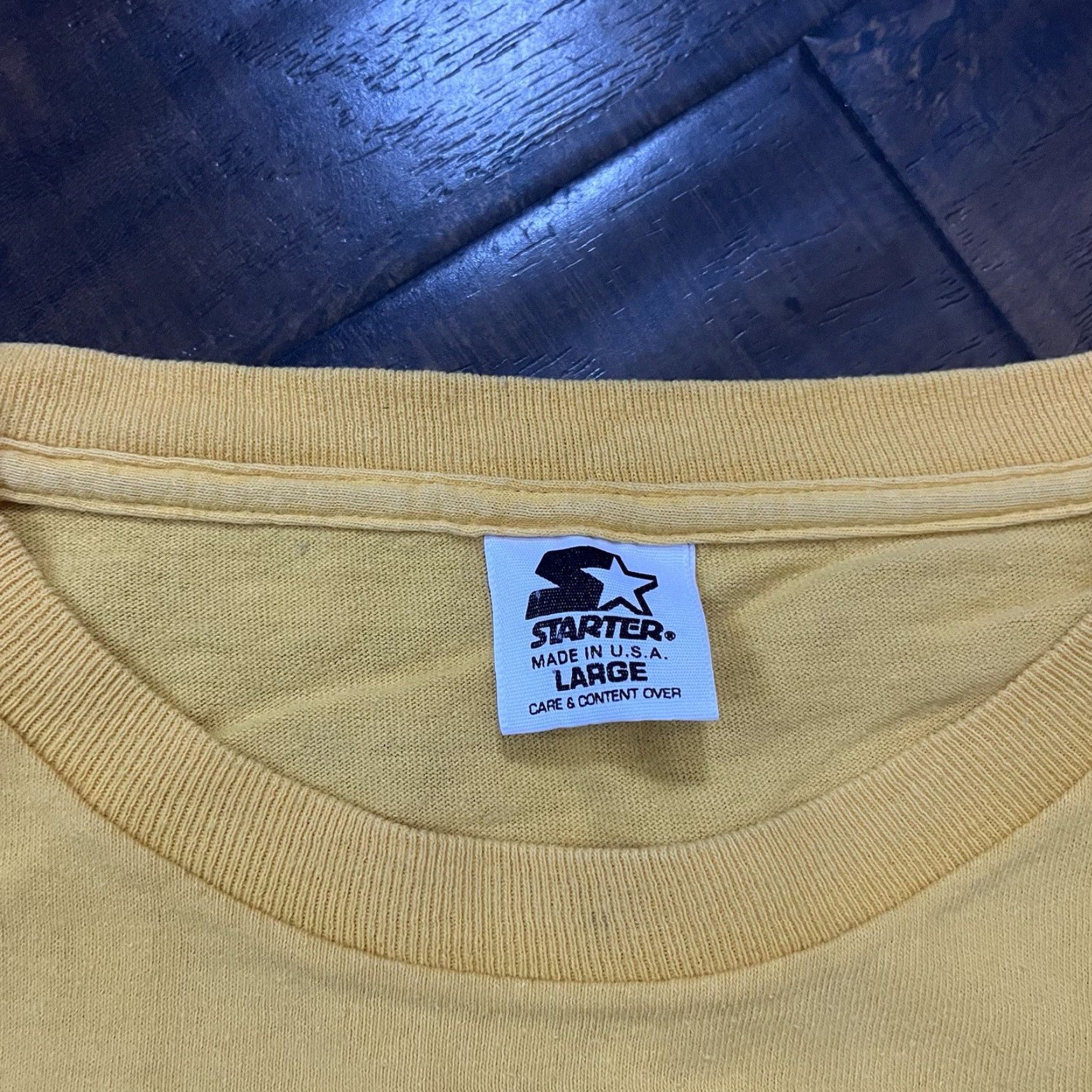 Starter VINTAGE Starter NFL Shirt Green Bay Packers T-Shirt Mens Large 90s Double Sided Yellow Crew Neck Green Bay Packers Team Logo Mens Size US L / EU 52-54 / 3 - 4 Thumbnail