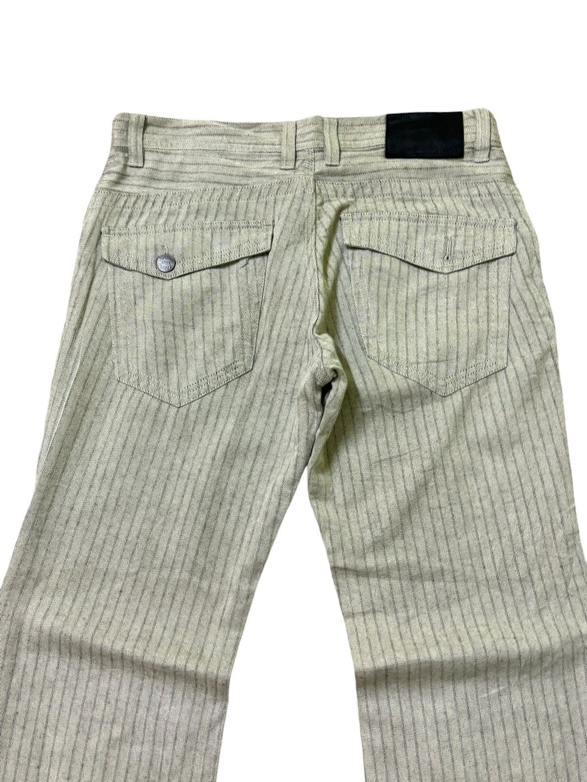 Japanese Brand × Matsuda × Vintage Vintage MONSIEUR NICOLE Hickory Pinstriped Pant Size US 32 / EU 48 - 8 Thumbnail