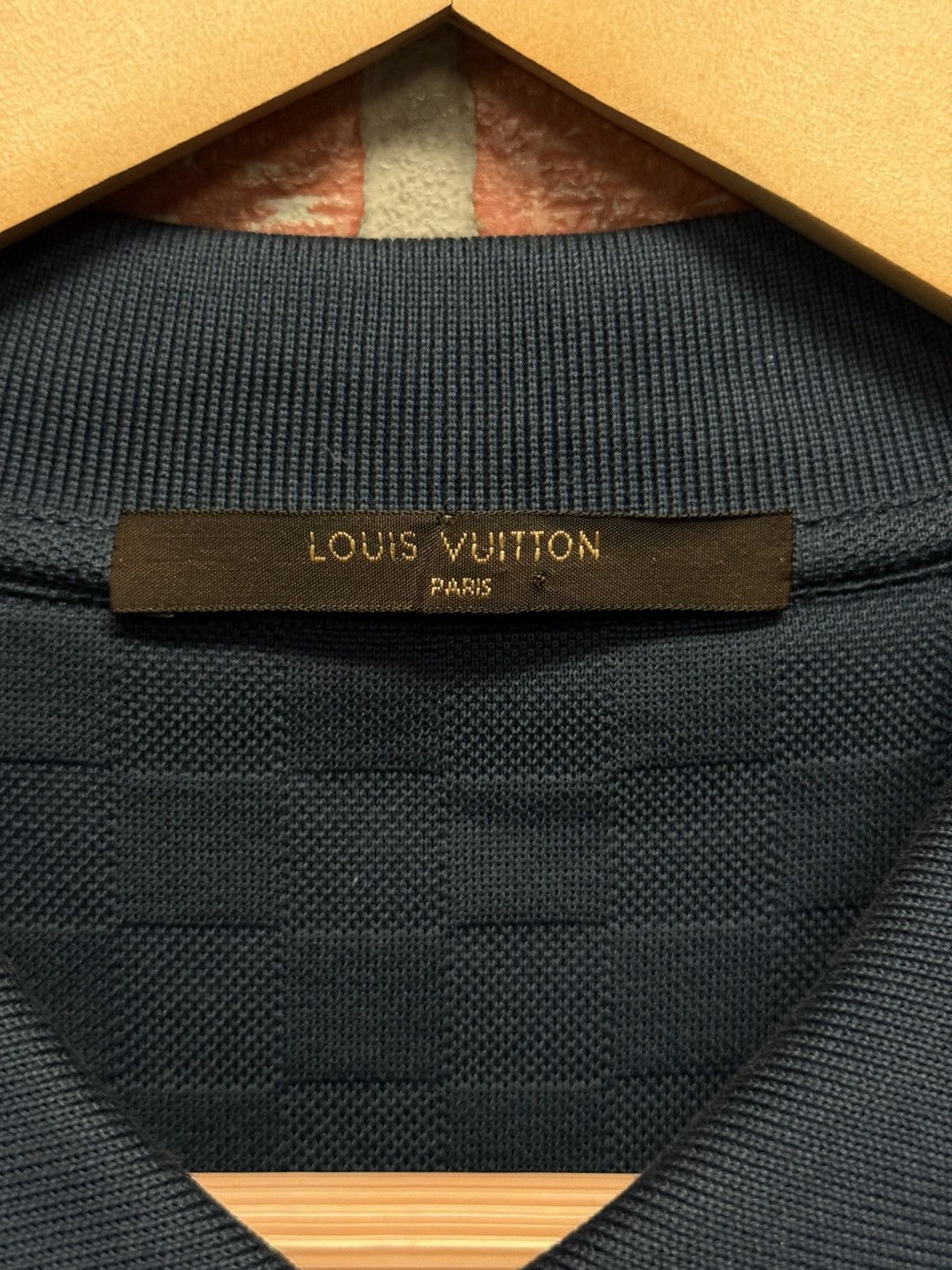 Louis Vuitton Louis Vuitton Polo Button Up Collar Tee Size XXL Blue Size US XXL / EU 58 / 5 - 11 Thumbnail