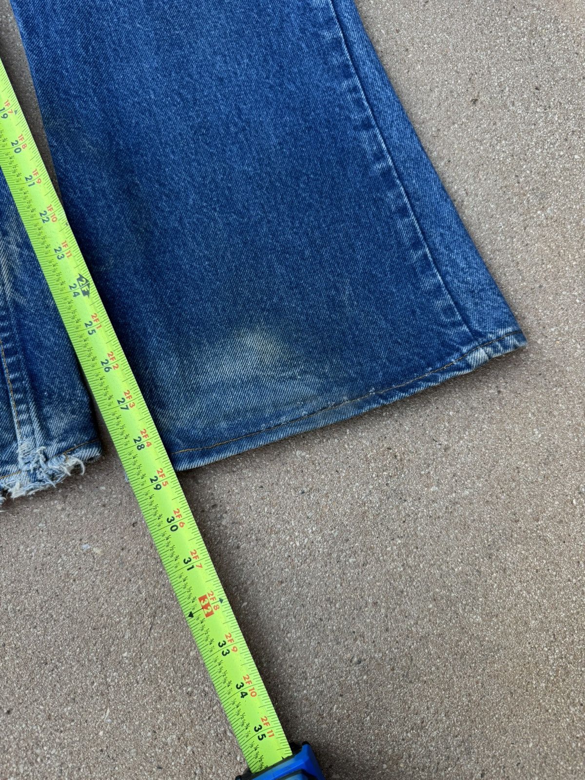 Levi's × Vintage Vtg 70’s Levi’s 646 Orange Tab Bellbottom Flare Jeans 36x29 Size US 36 / EU 52 - 10 Thumbnail