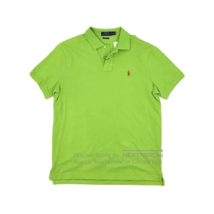 Polo Ralph Lauren Polo Ralph Lauren Logo Embroidered Solid Polo Shirt. Size US L / EU 52-54 / 3 - 2 Thumbnail