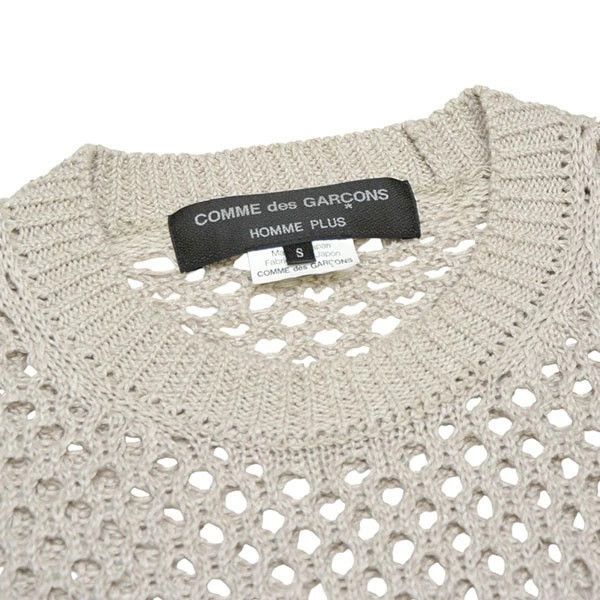 Comme des Garcons Homme Plus Sweater Mesh Knit Linen Size US S / EU 44-46 / 1 - 5 Thumbnail