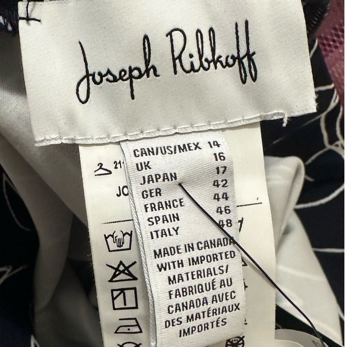 Joseph Ribkoff Joseph Ribkoff blue white wide leg belted crop pants size 14 Size 36" / US 14 / IT 50 - 3 Thumbnail