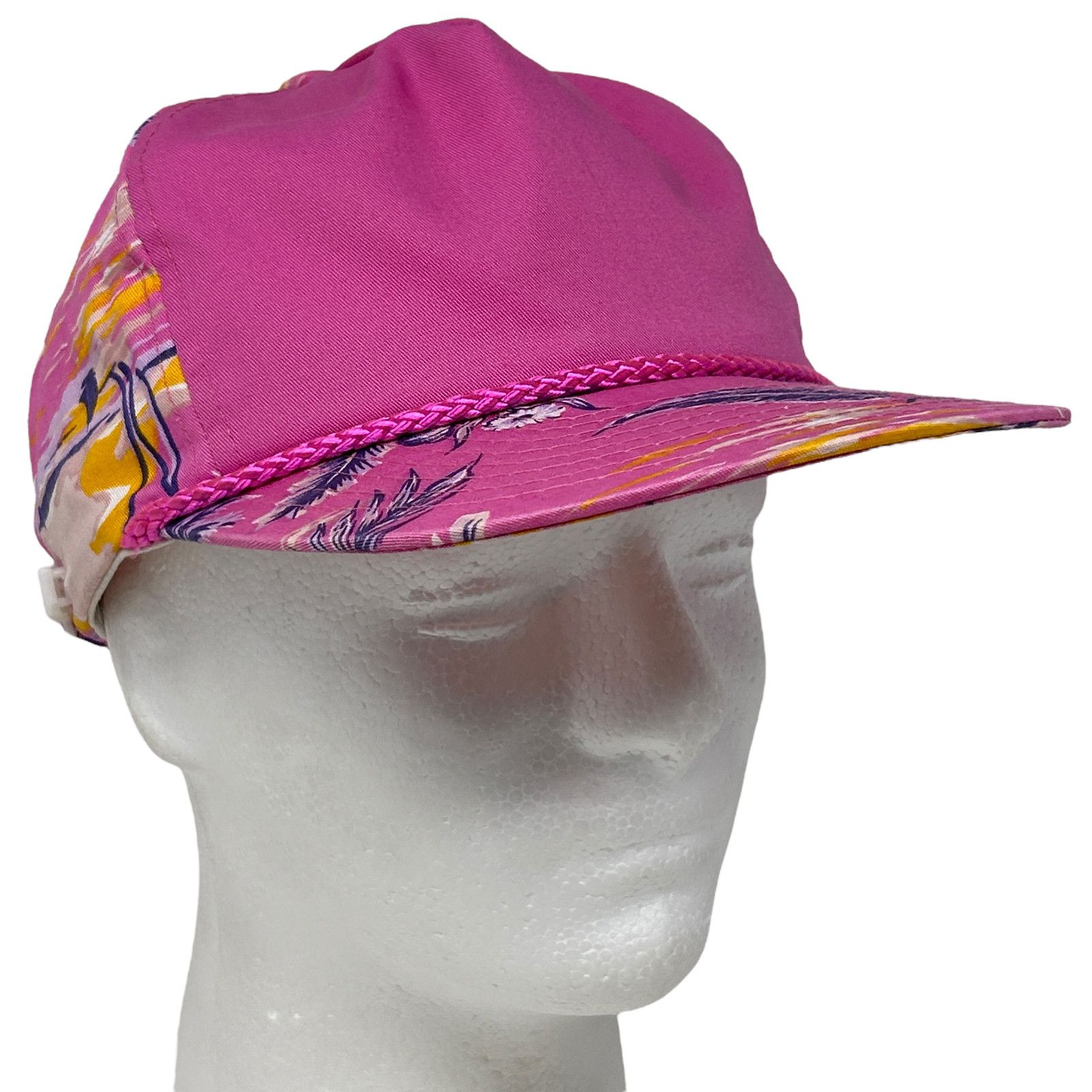 Nissan Vintage Blank Hawaiian Hat Baseball Cap Floral Hawaii Rope Size ONE SIZE - 9 Thumbnail