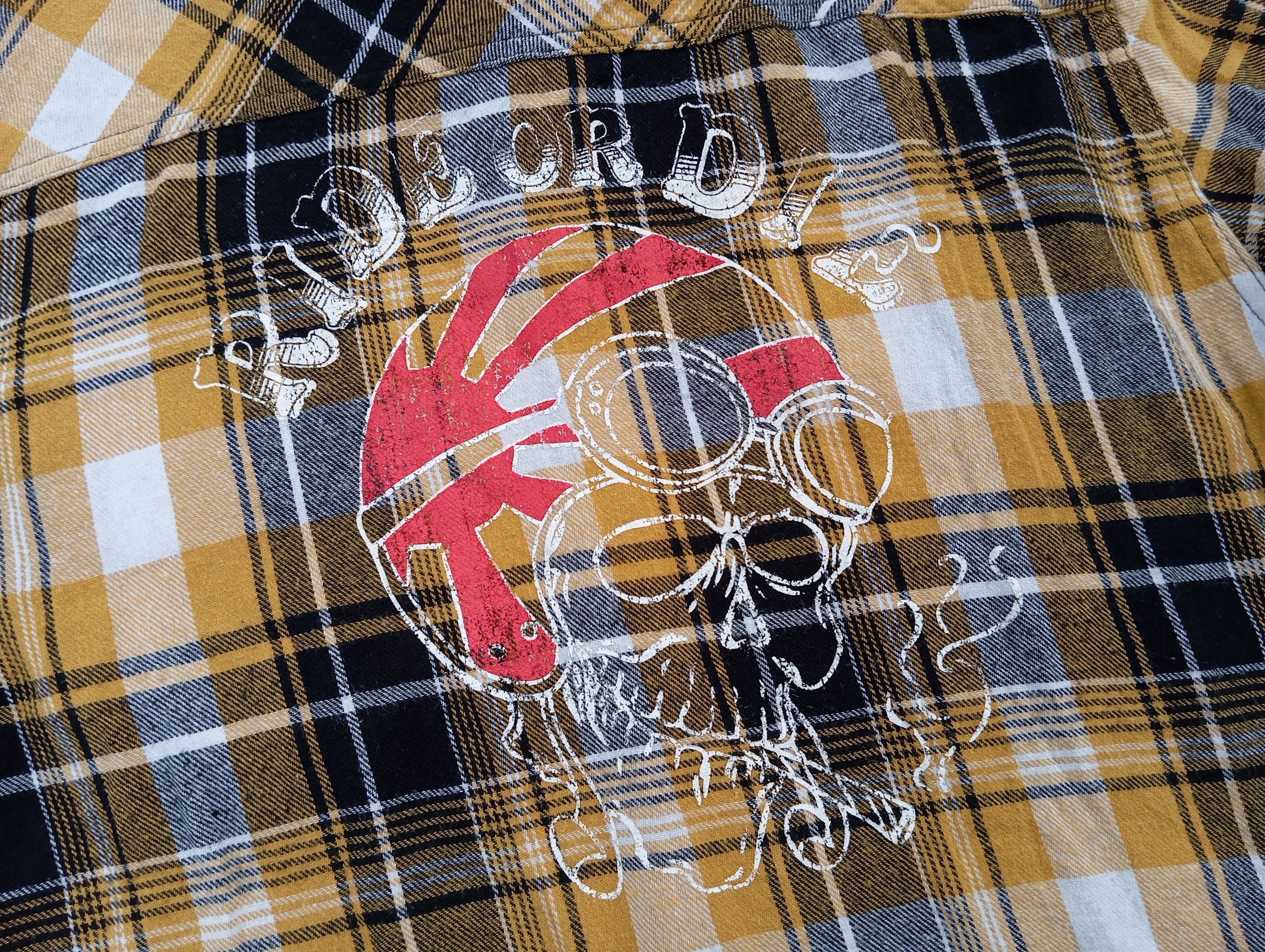 Japanese Brand Ride or Die ☠️ Motorcycle Rider Flannel shirt Size US M / EU 48-50 / 2 - 1 Thumbnail