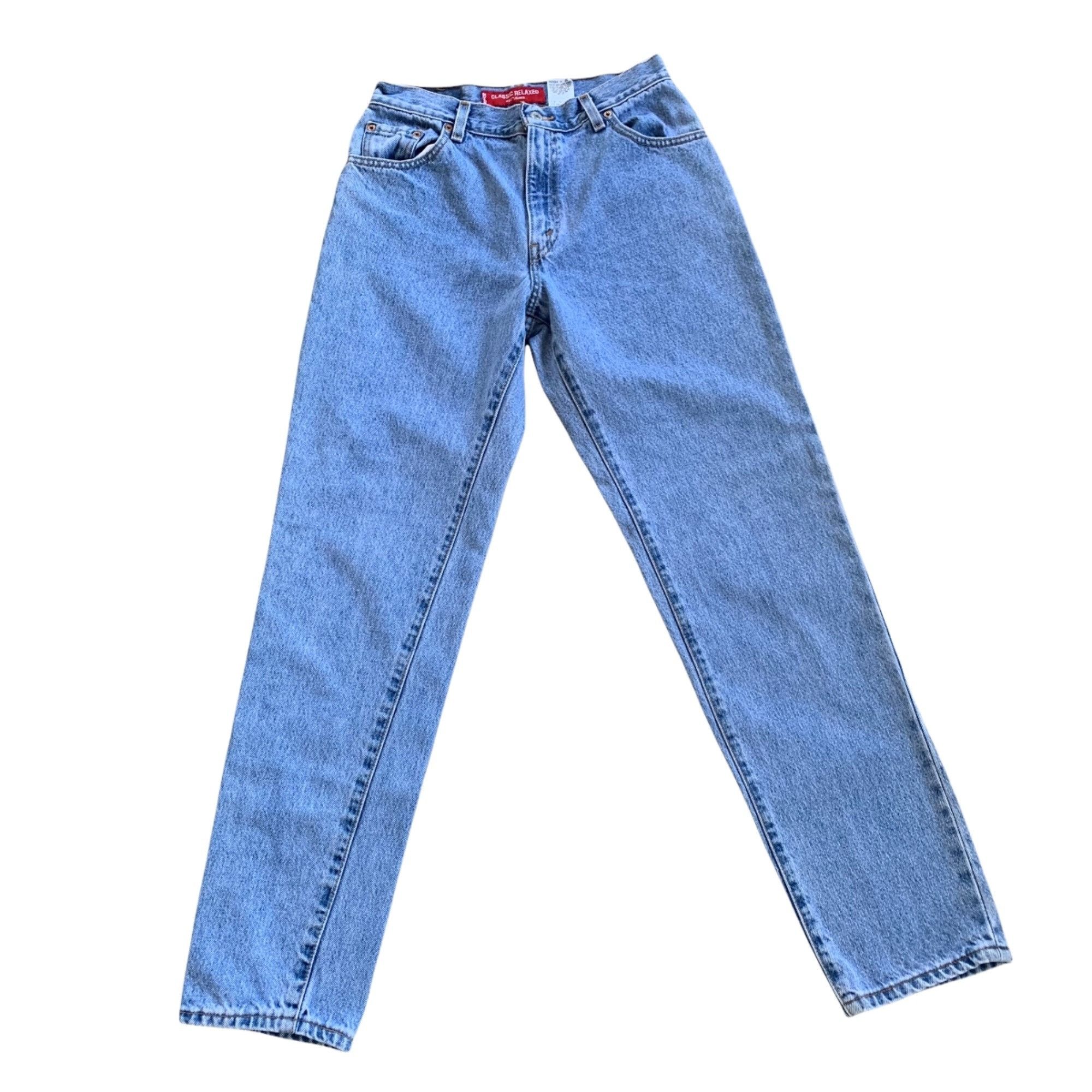 Levi's Vintage Levi's Classic Relaxed 550 Light Wash High Rise Deni Size 30" / US 8 / IT 44 - 7 Thumbnail