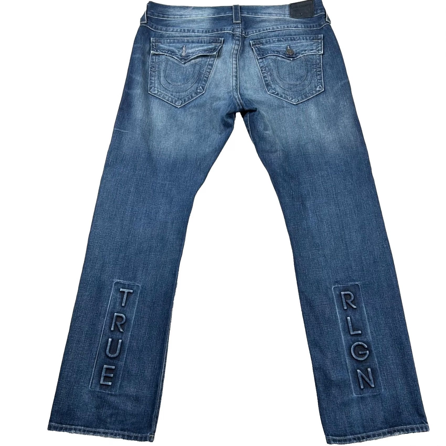 True Religion True Religion Jeans Mens 38 Regular 5-Pocket Denim Blue Straight Y2K Size US 38 / EU 54 - 2 Thumbnail