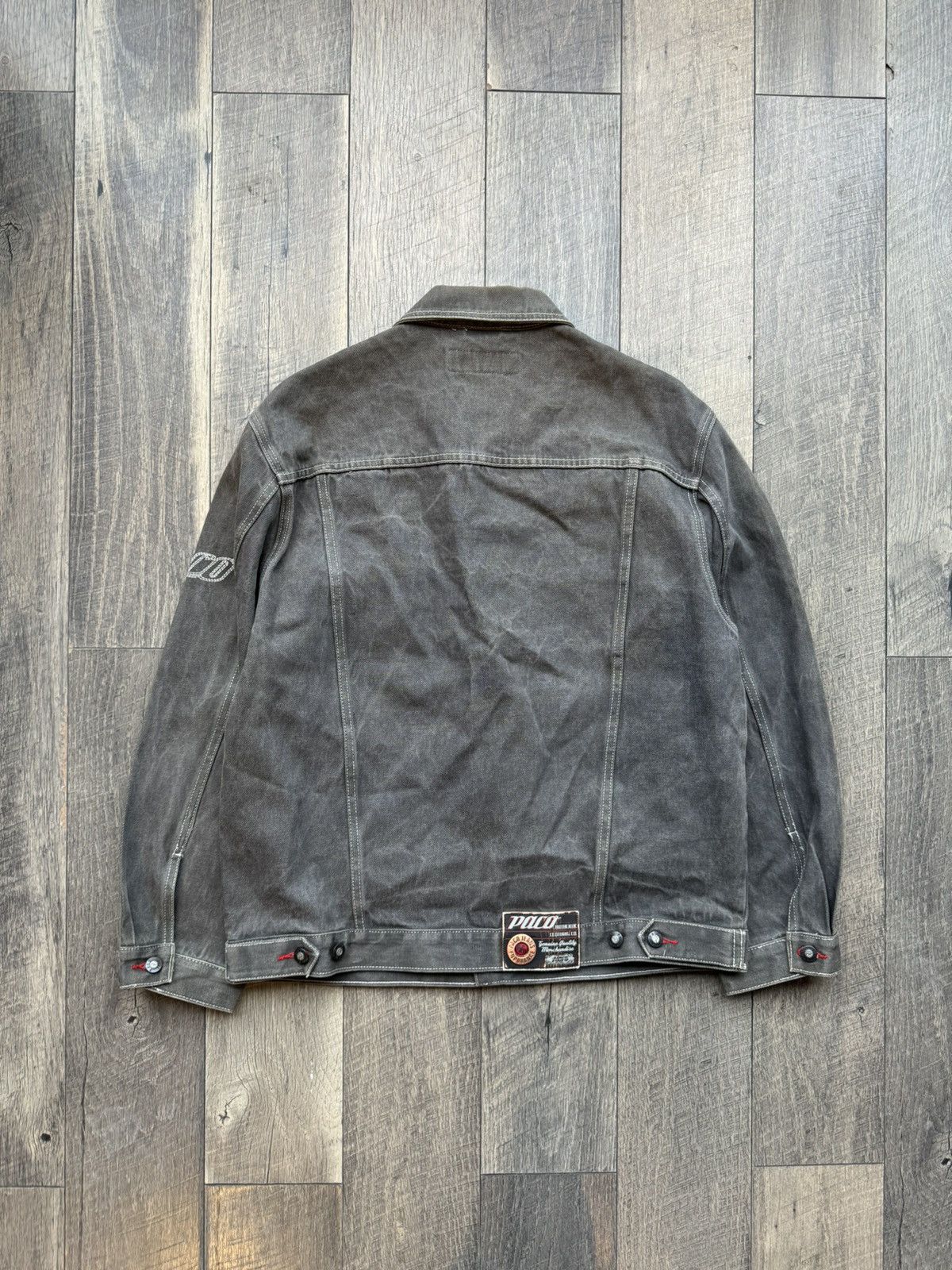 Vintage Vintage Y2K Paco Jeans Denim Black Jacket - Large Size US L / EU 52-54 / 3 - 10 Thumbnail
