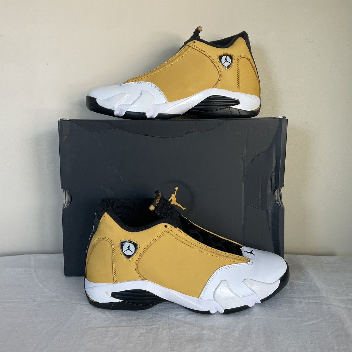 Jordan Brand × Nike Nike Air Jordan 14 Retro Light Ginger Mens US Size 10 Size US 10 / EU 43 - 1 Thumbnail