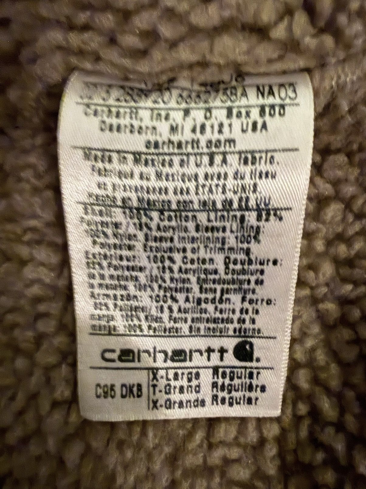 Carhartt Carhartt Sandstone Jackson Coat C95 brown sherpa lining XL Size US XL / EU 56 / 4 - 22 Thumbnail