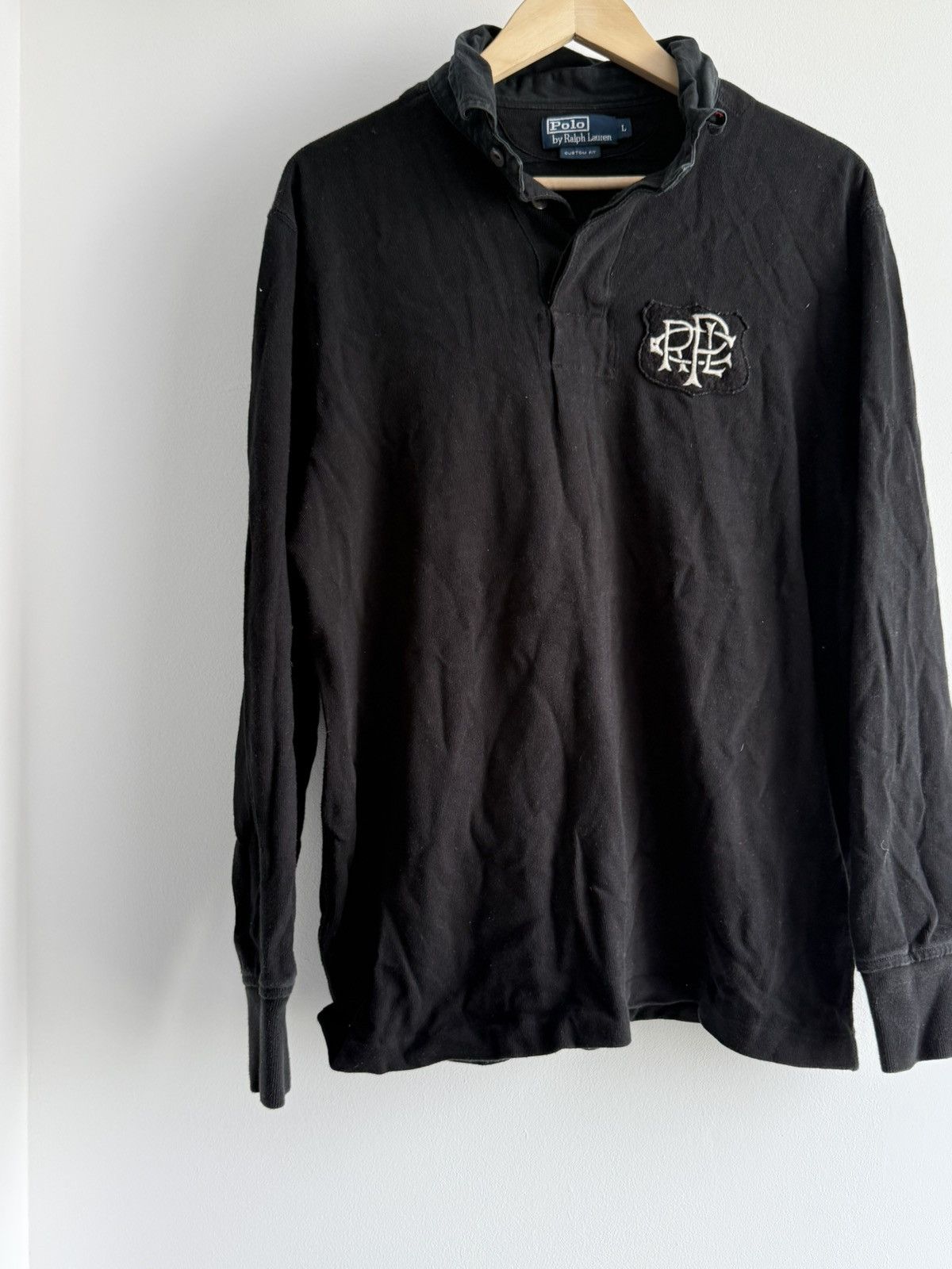 Polo Ralph Lauren Vintage 90s Polo Ralph Lauren Rugby Long Sleeve Size US L / EU 52-54 / 3 - 9 Thumbnail
