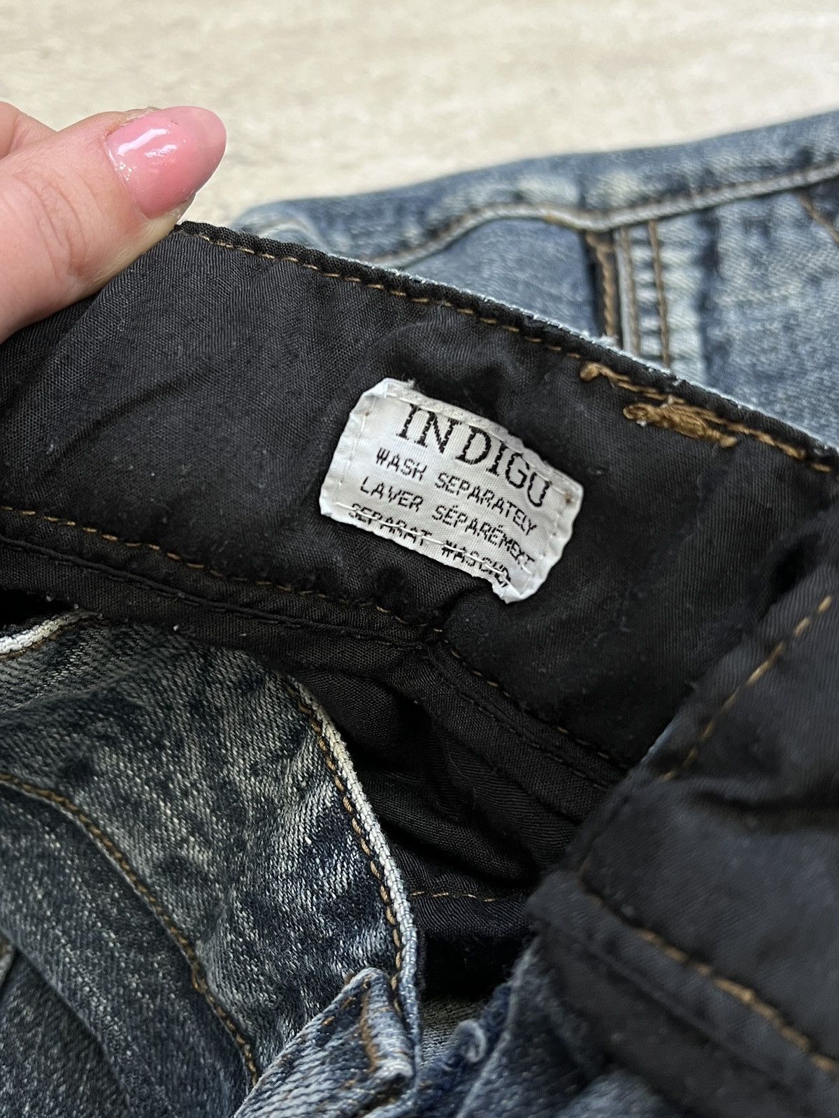 Junya Watanabe Junya watanbe style denim boot cut denim jeans y2k Size US 29 - 6 Thumbnail