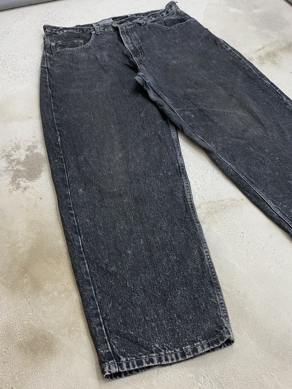 Levi's 90s Levis Silver Tab Baggy Grey Washed Tapered Legs Size US 36 / EU 52 - 5 Thumbnail