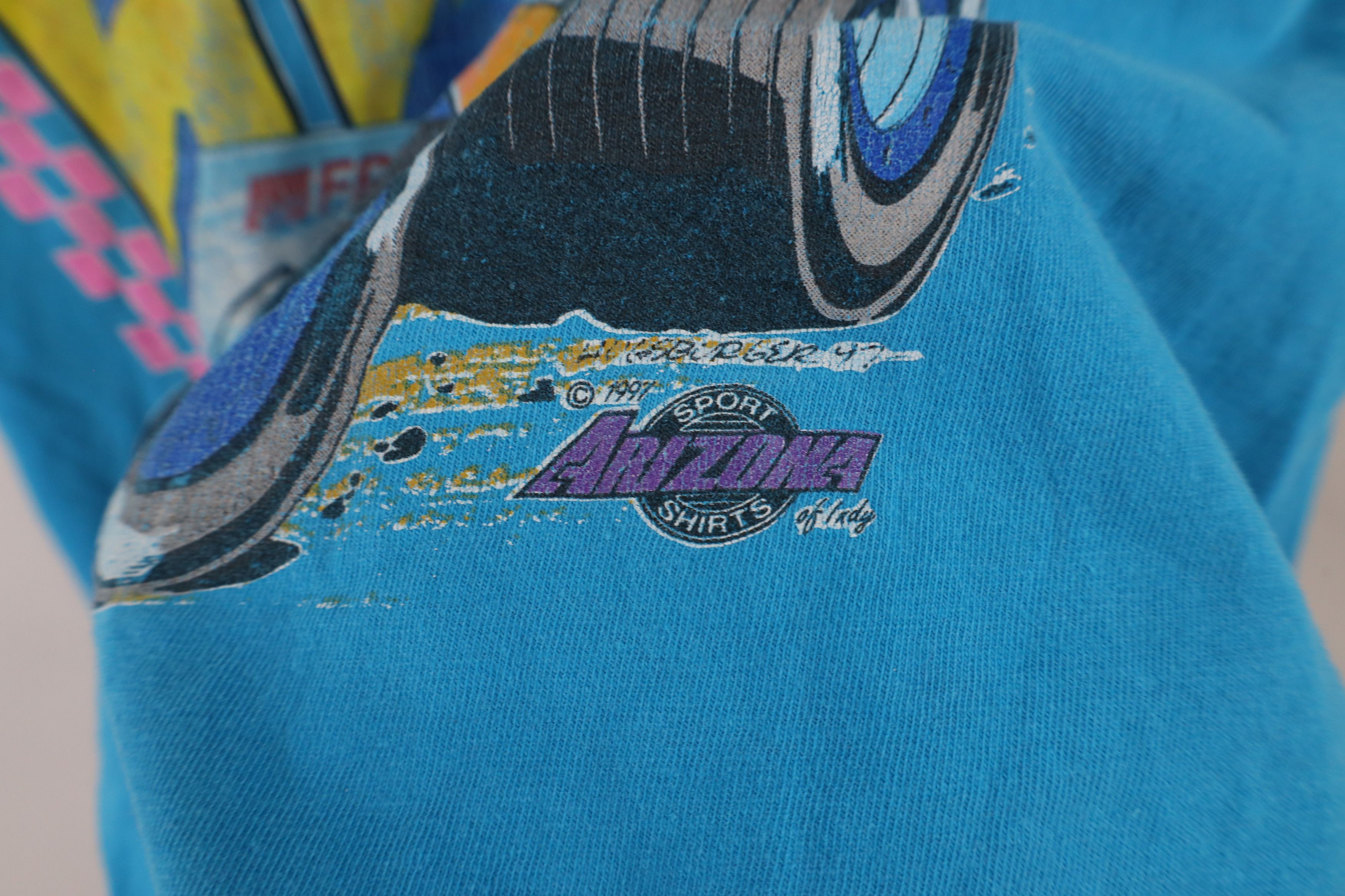 Vintage Vintage 90s Ohio Sprint Speed Week Racing T-Shirt Blue USA Size US L / EU 52-54 / 3 - 6 Thumbnail
