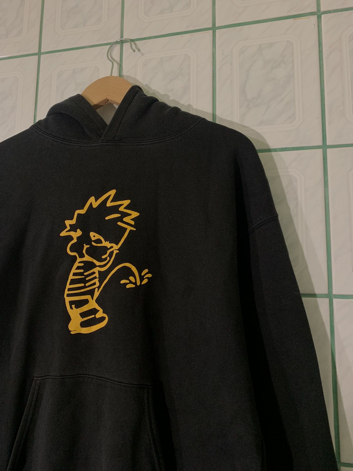 FUCT × Vintage Vintage Calvin Peeing Fade Black Humor Hoodie Size US M / EU 48-50 / 2 - 2 Thumbnail