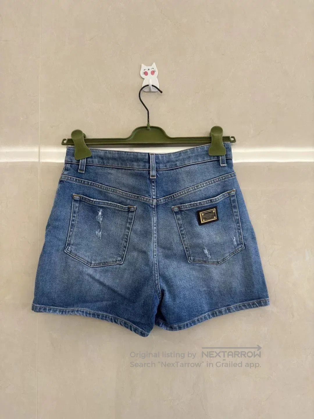 Dolce & Gabbana Dolce & Gabbana DG Distressed Denim Shorts. Size US 26 / EU 42 - 2 Thumbnail