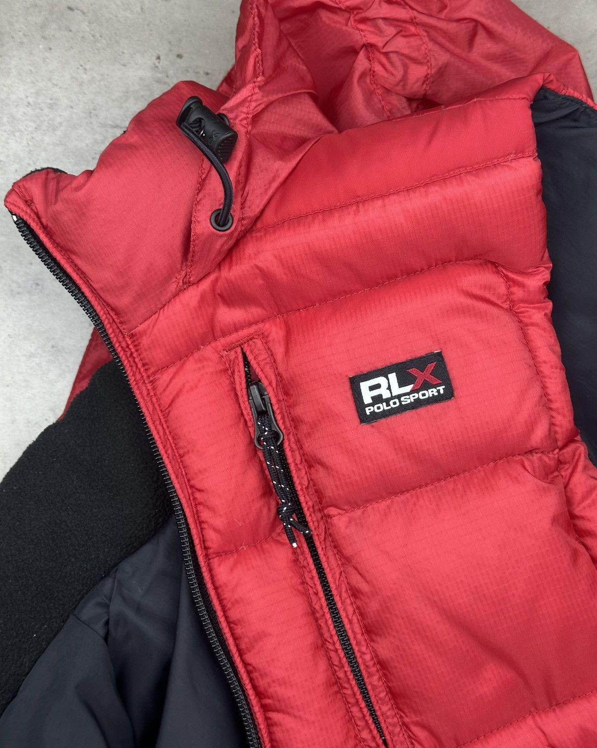 M.E. Sport RLX Polo Sport Women's Red Down Puffer Vest Hooded Size M Size US M / EU 48-50 / 2 - 4 Thumbnail