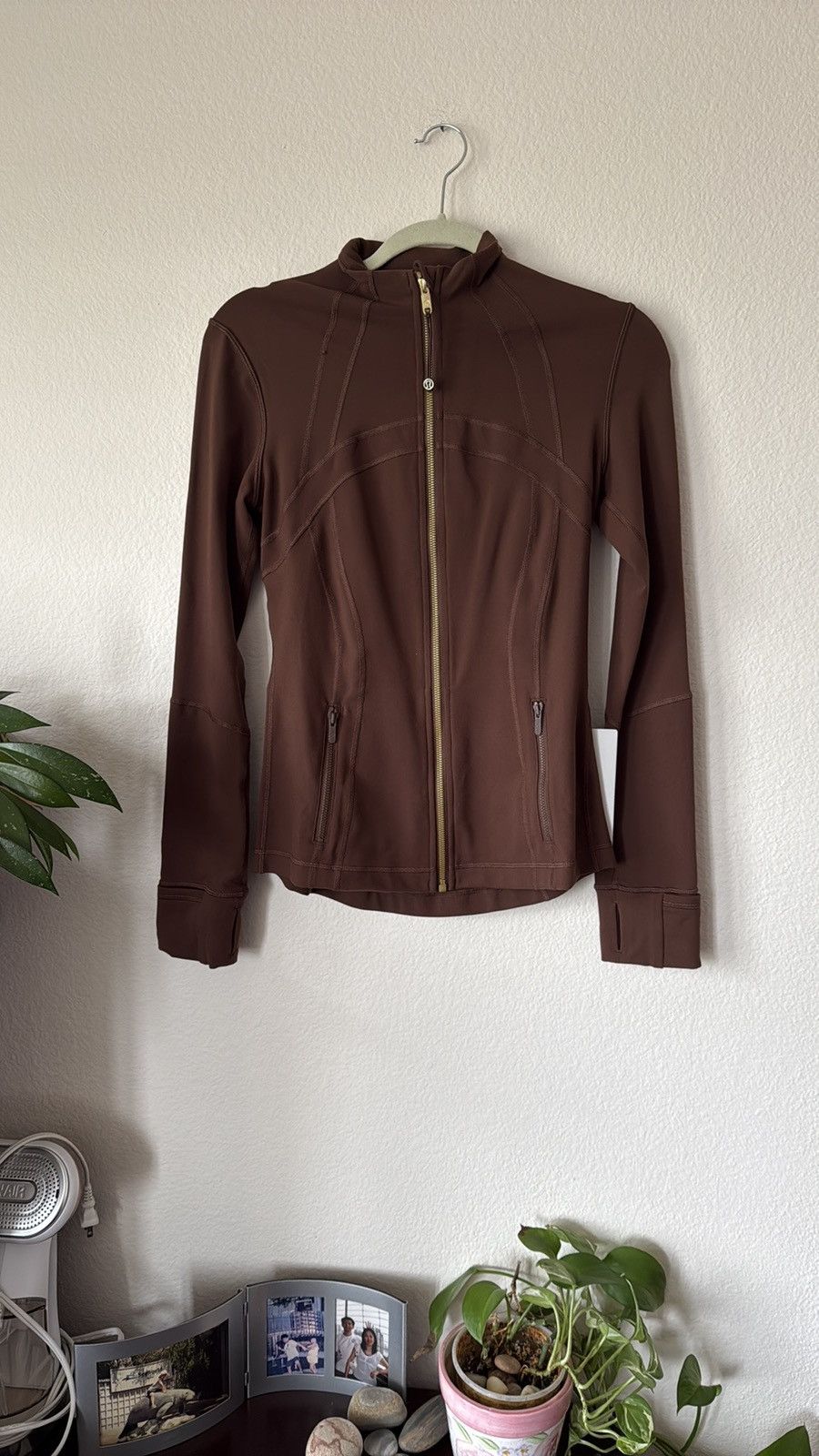 Lululemon lululemon athletica define Jacket size 6 color in JAVA/gold Size M / US 6-8 / IT 42-44 - 2 Thumbnail