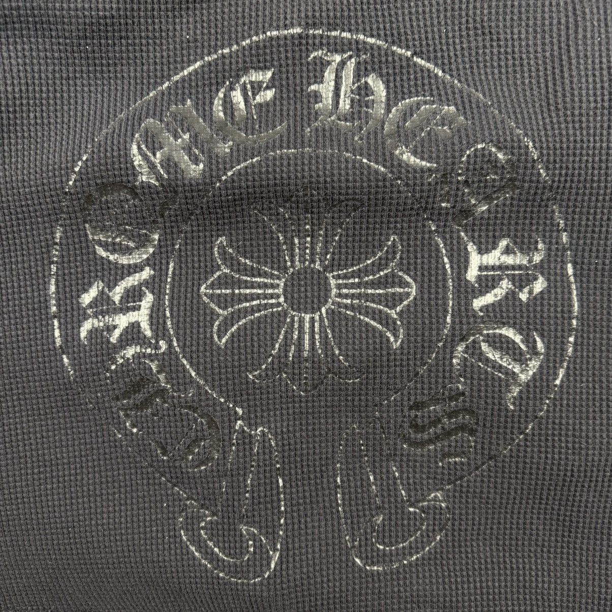 Chrome Hearts Chrome Hearts Horseshoe Thermal ‘Black’ Hoodie Size US M / EU 48-50 / 2 - 2 Thumbnail