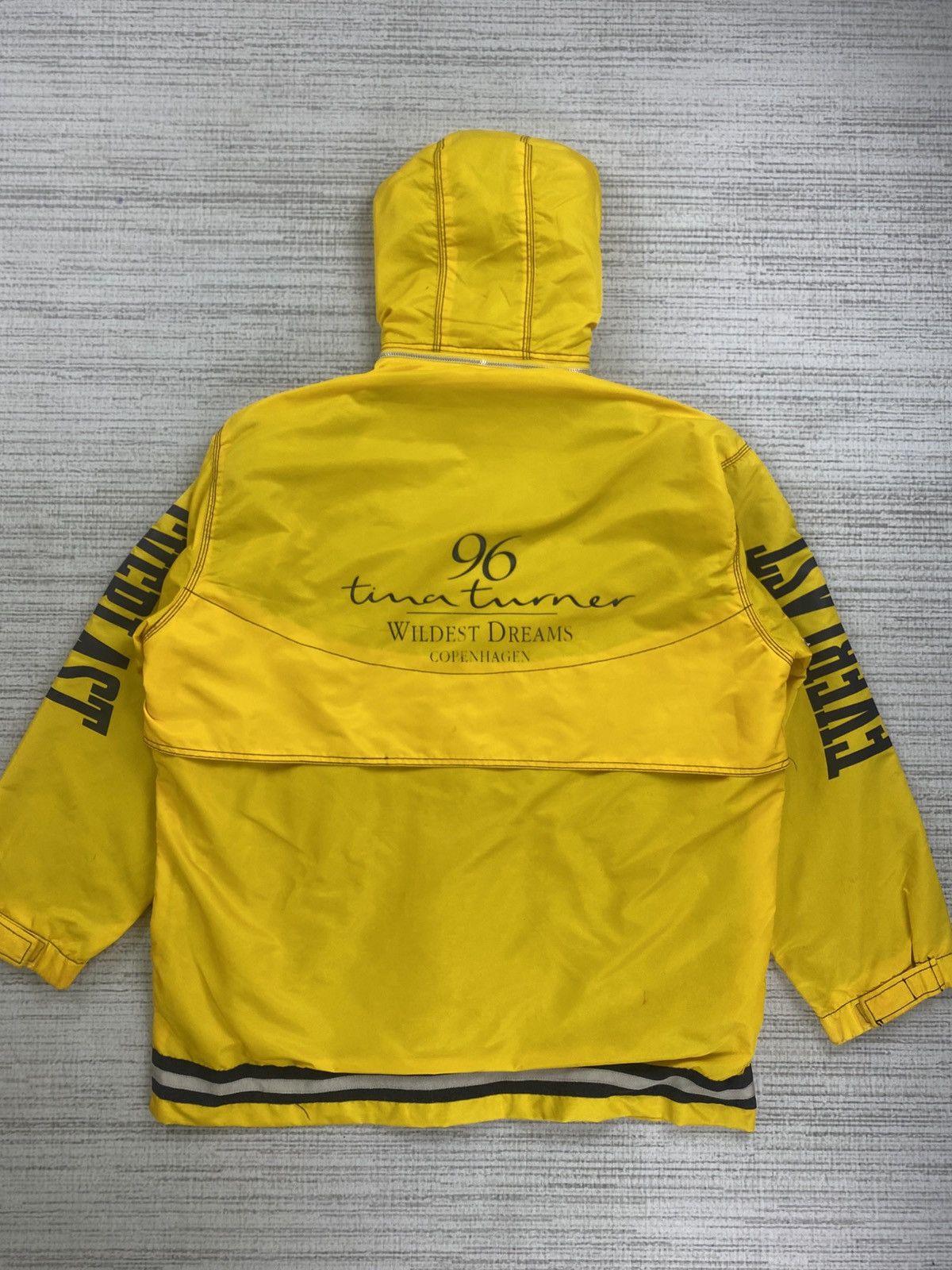Everlast Vintage EVERLAST Big Spellout Yellow Jacket Size US XL / EU 56 / 4 - 3 Thumbnail