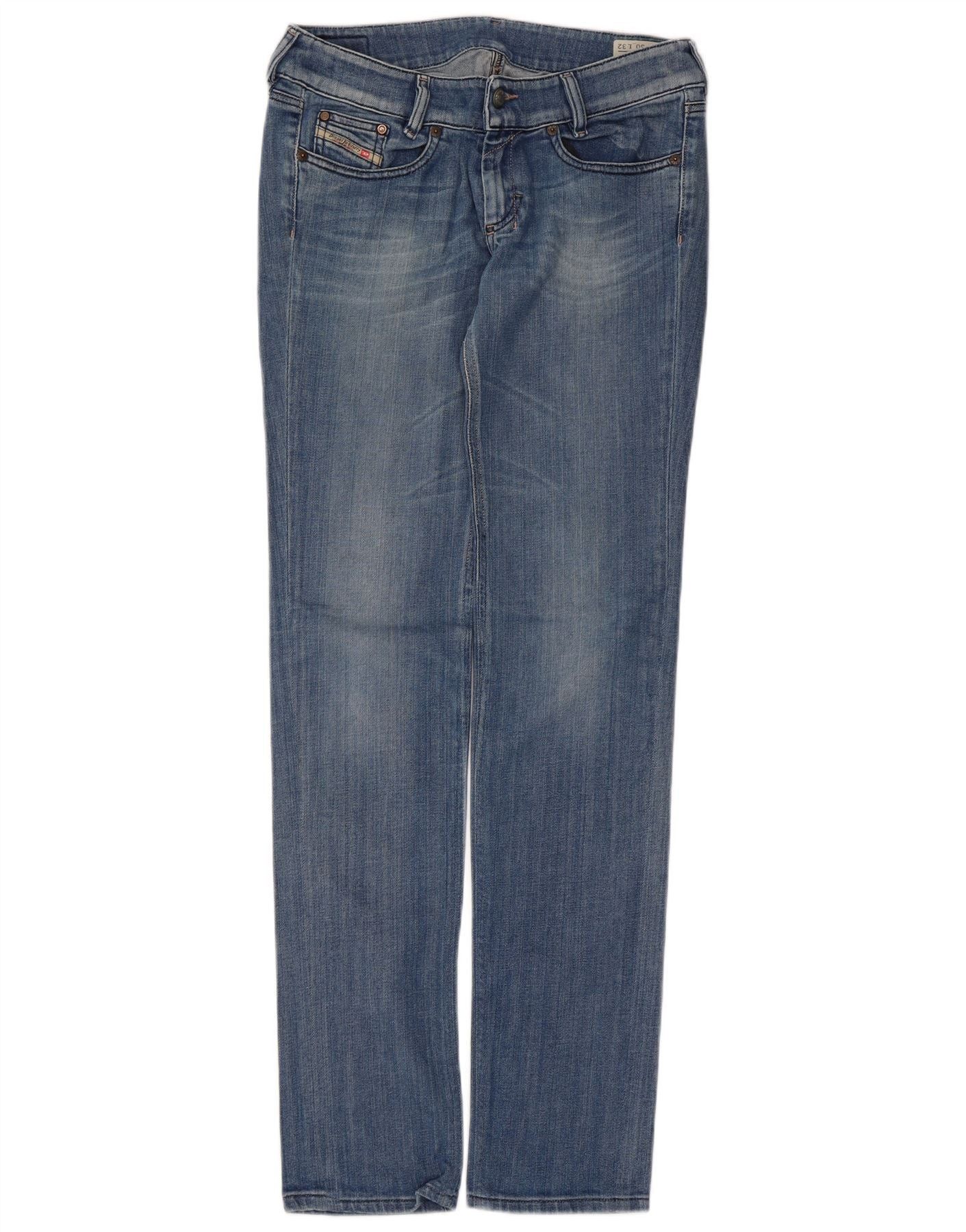 Diesel Womens Louvely Slim Jeans W30 L32 Blue Cotton Size 42" / US 20 - 1 Thumbnail