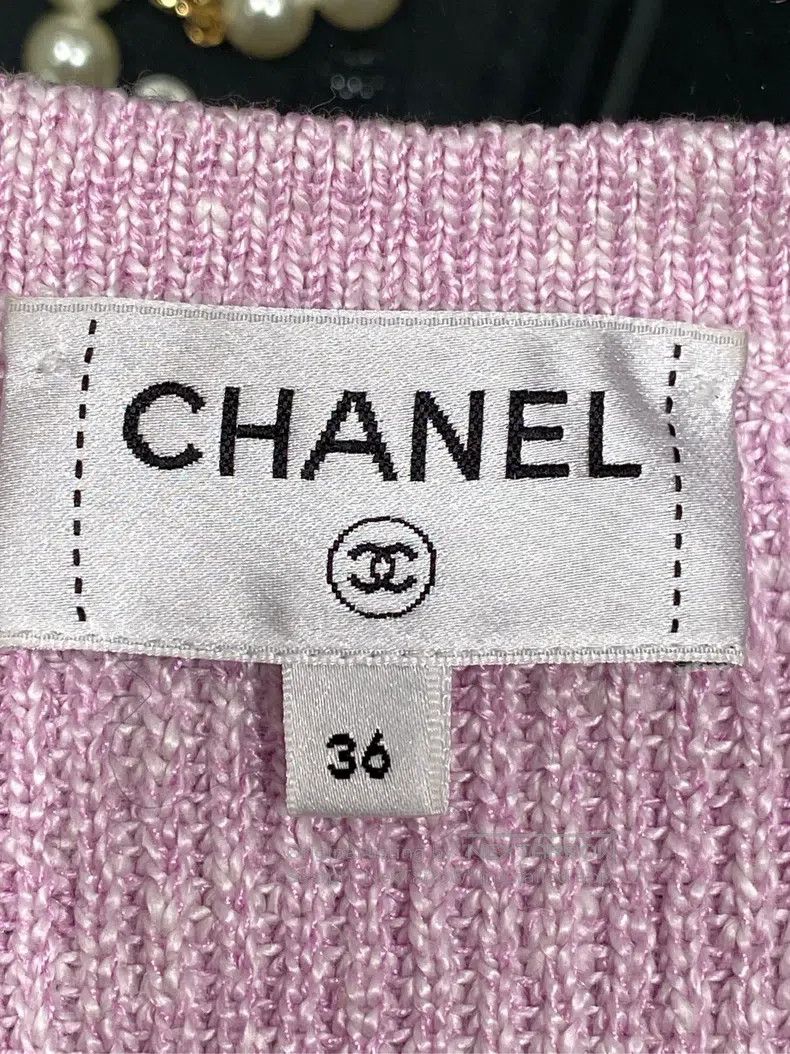 Chanel Chanel 23-year-old taro purple knitted cardigan coat Size XS / US 0-2 / IT 36-38 - 3 Thumbnail