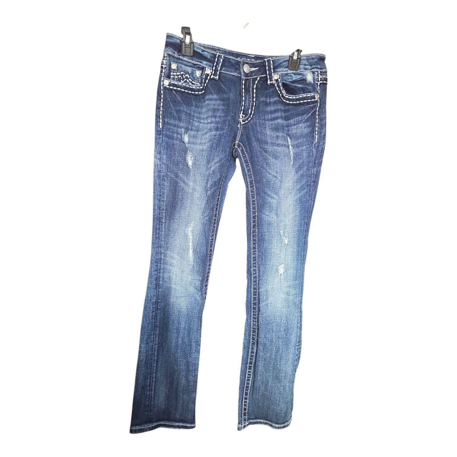 Miss Me Miss Me Irene Straight Jeans Size 30 Size 30" / US 8 / IT 44 - 1 Thumbnail